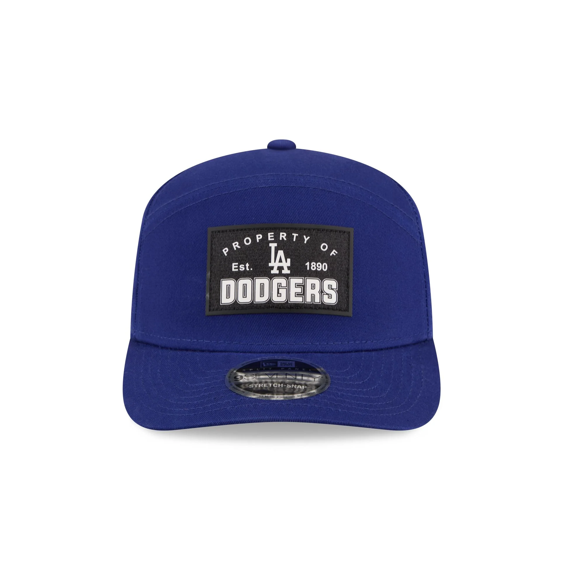 Los Angeles Dodgers Property of Patch Split Panel 9SEVENTY Stretch-Snap Hat - Image 2