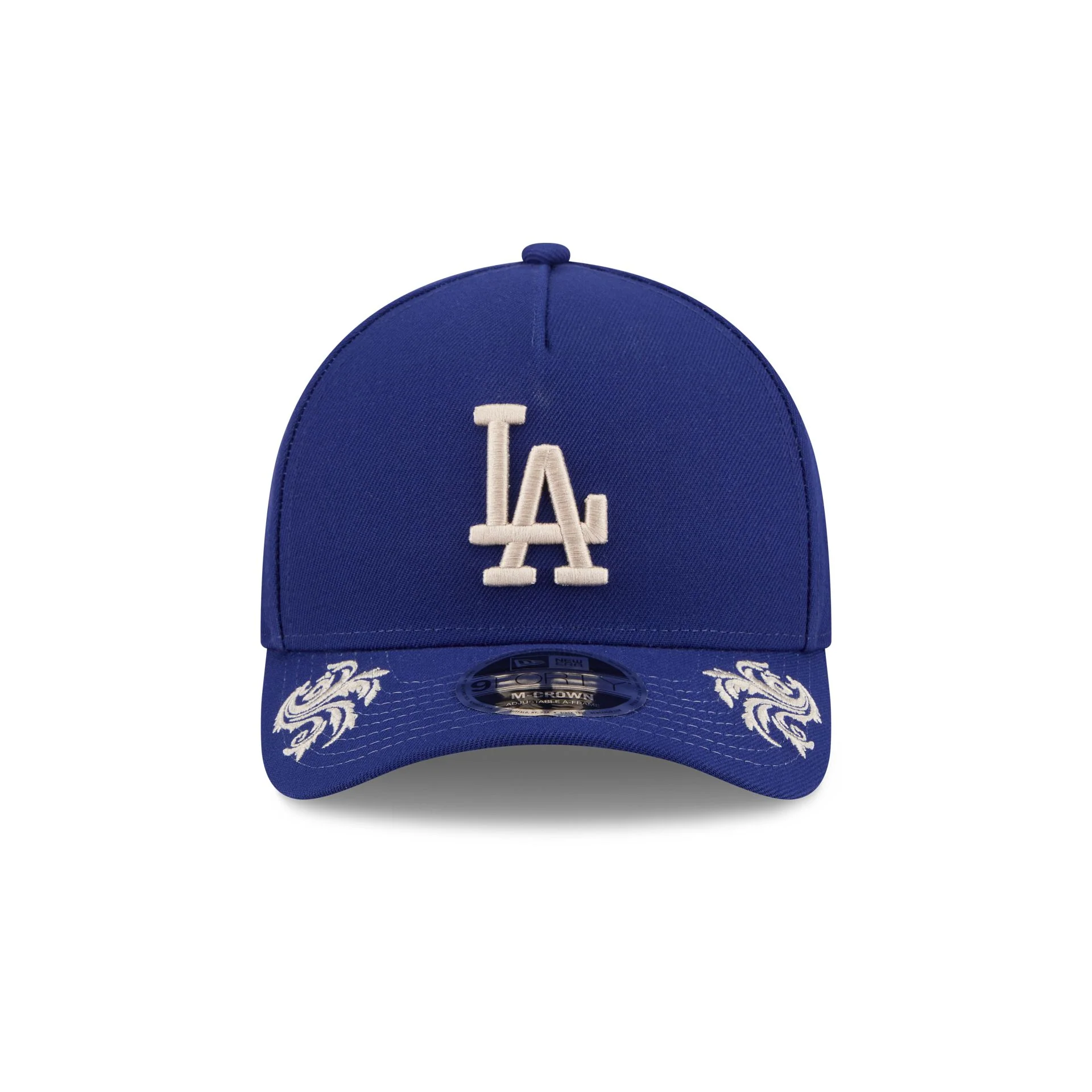 Los Angeles Dodgers Script 9FORTY M-Crown A-Frame Snapback Hat - Image 2