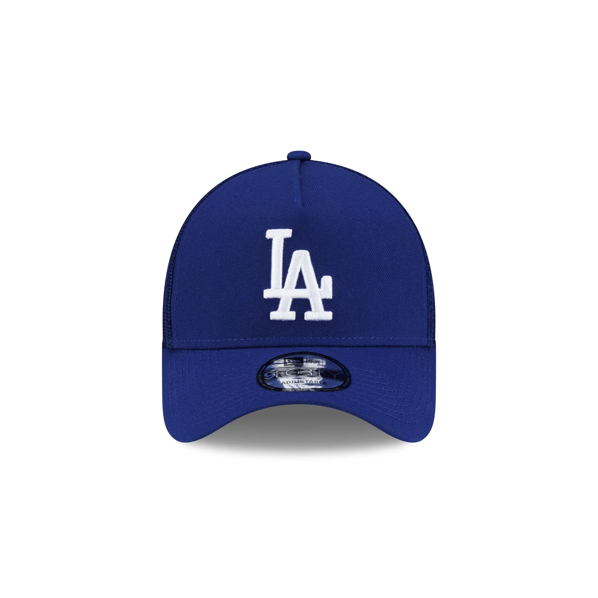 Los Angeles Dodgers Side Script 9FORTY A-Frame Trucker Hat - Image 2