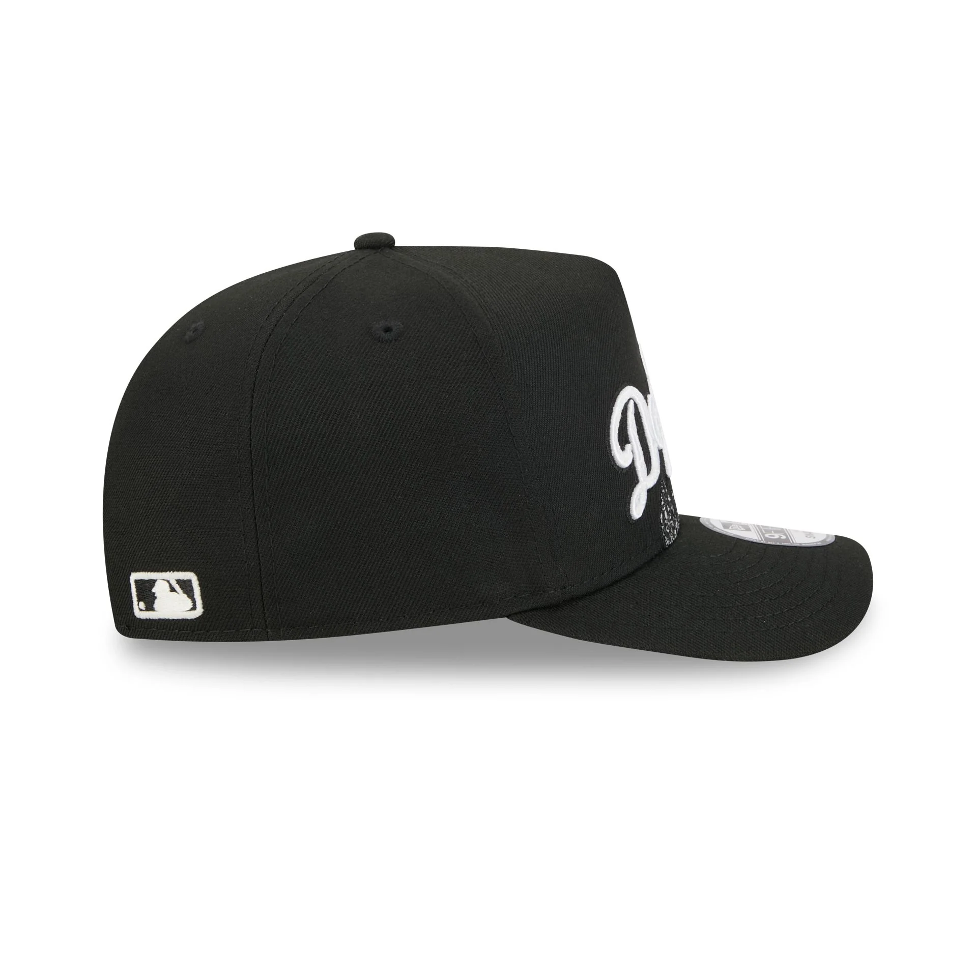 Los Angeles Dodgers Skeletal Script 9FIFTY A-Frame Snapback Hat - Image 6