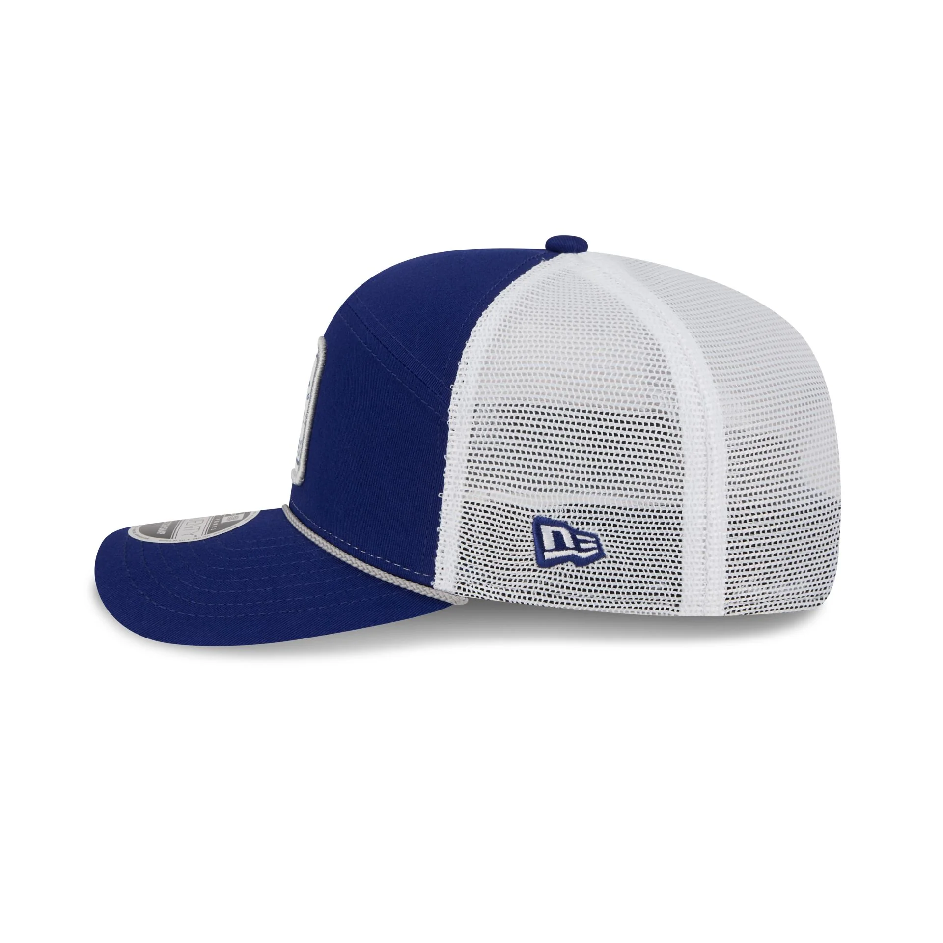 Los Angeles Dodgers Square Patch Split Panel 9SEVENTY Trucker Hat - Image 4