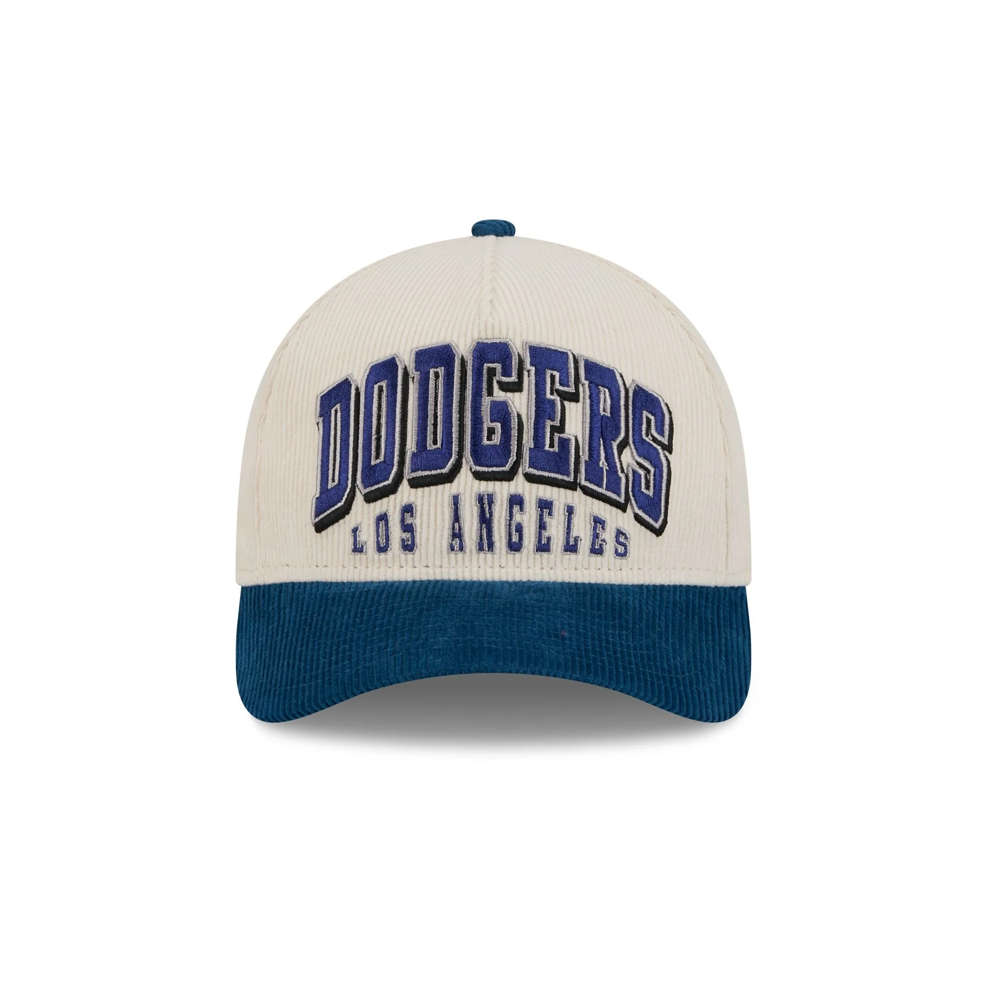 Los Angeles Dodgers Stacked Corduroy 9FORTY M-Crown A-Frame Snapback Hat - Image 2