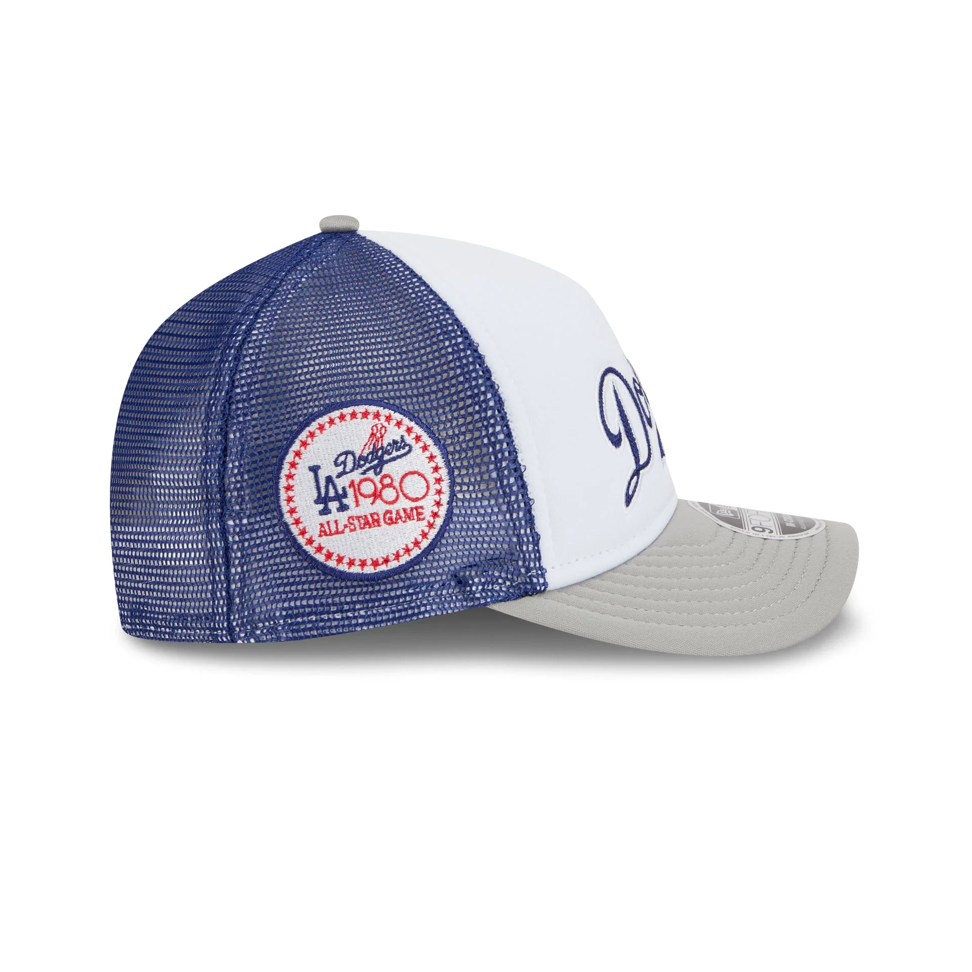 Los Angeles Dodgers Summer Derby 9FORTY M-Crown A-Frame Snapback Hat - Image 4