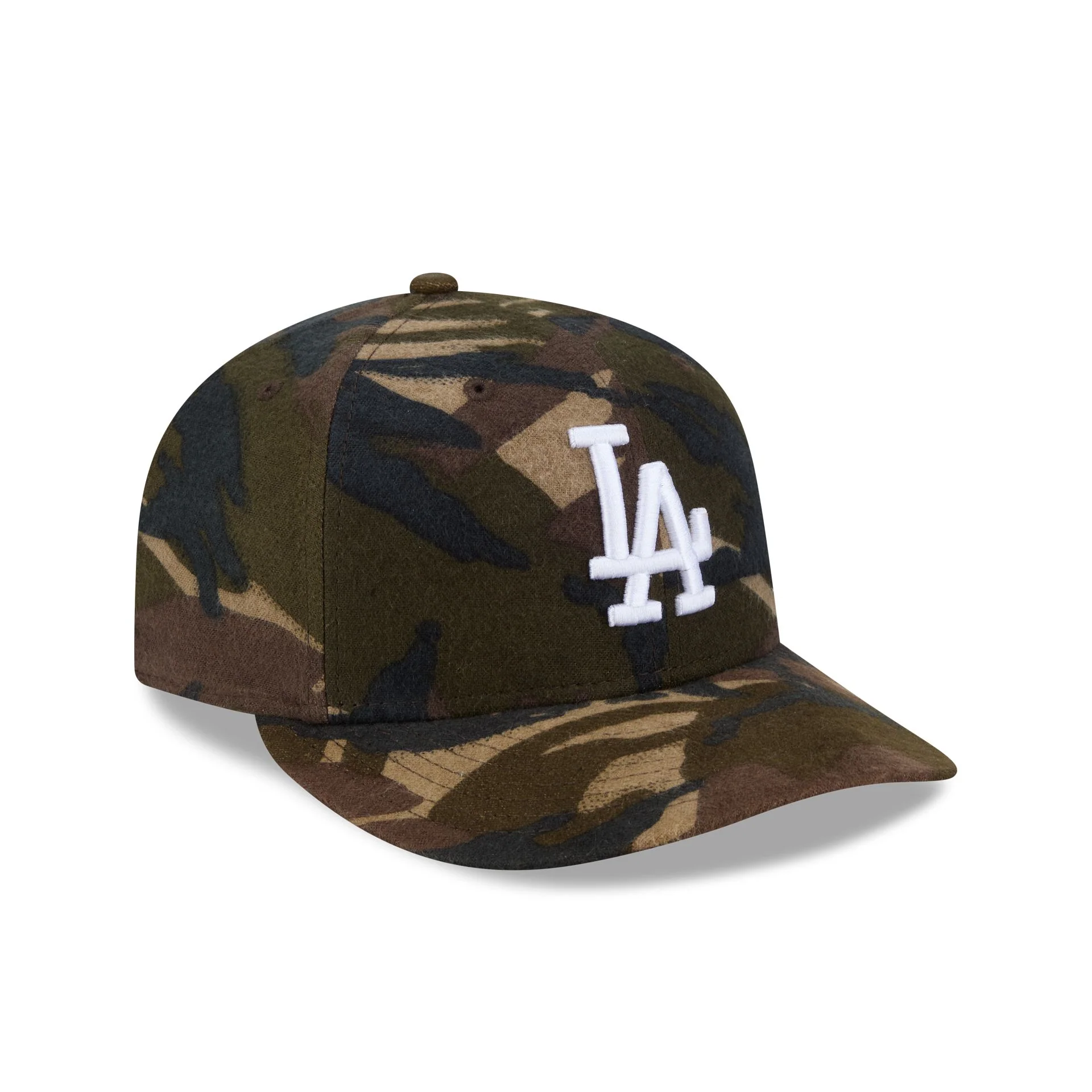 Los Angeles Dodgers Three Looms Camo Pre-Curve 59FIFTY Fitted Hat - Image 3