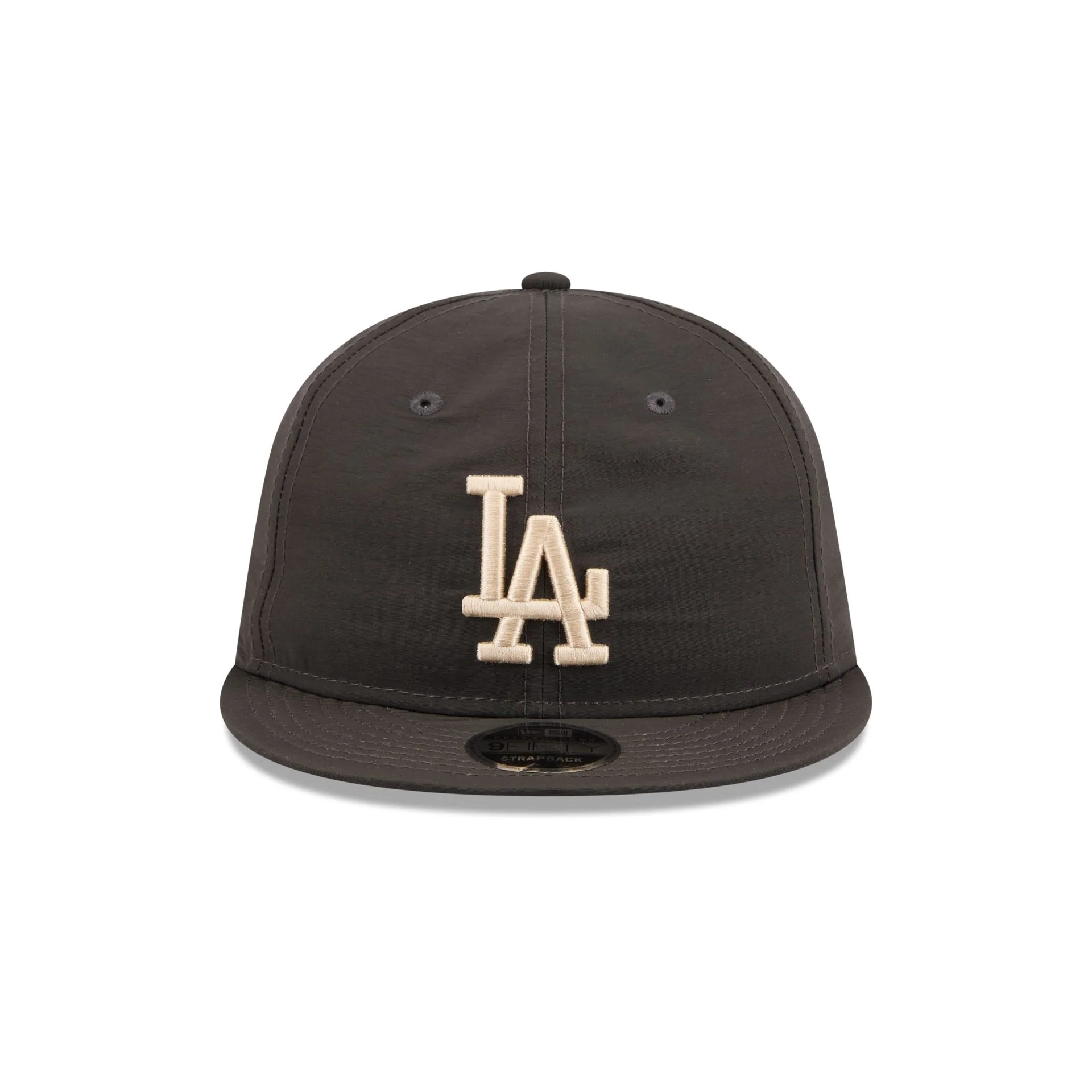 Los Angeles Dodgers Three Looms Nylon Black Retro Crown 9FIFTY Adjustable Hat - Image 2