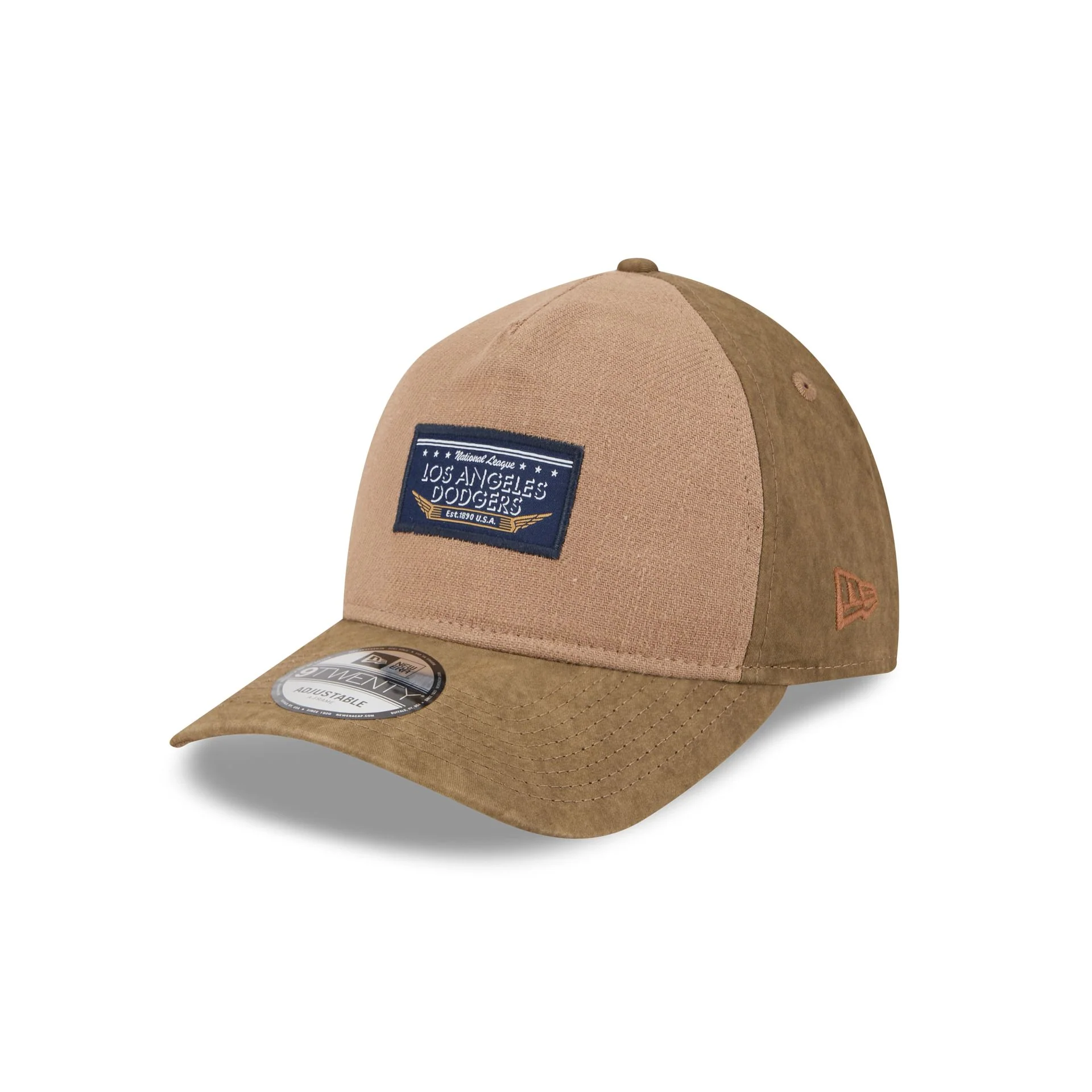 Los Angeles Dodgers Utility Linen 9TWENTY A-Frame Adjustable Hat - Image 3