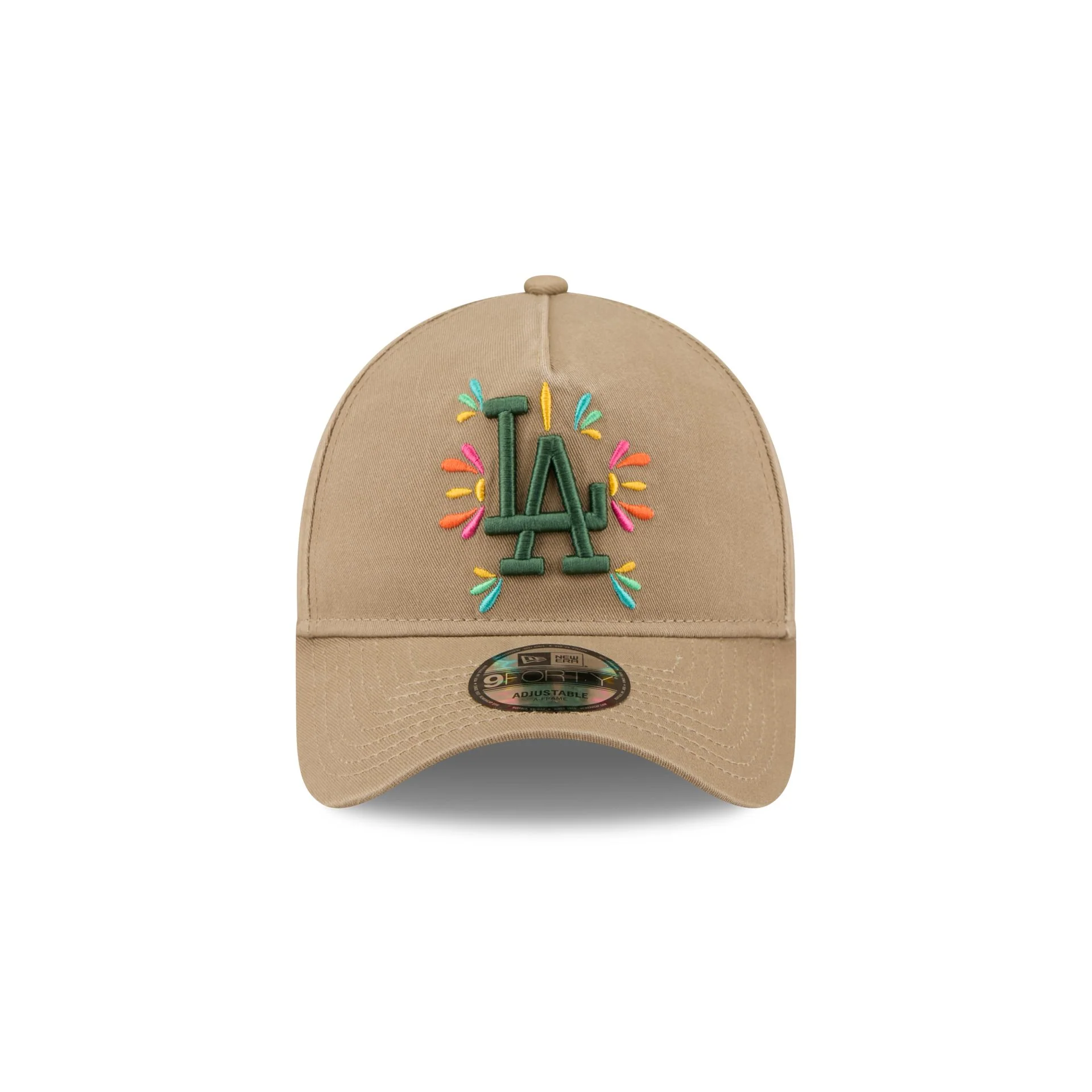 Los Angeles Dodgers Vibrant Festivities 9FORTY A-Frame Snapback Hat - Image 2