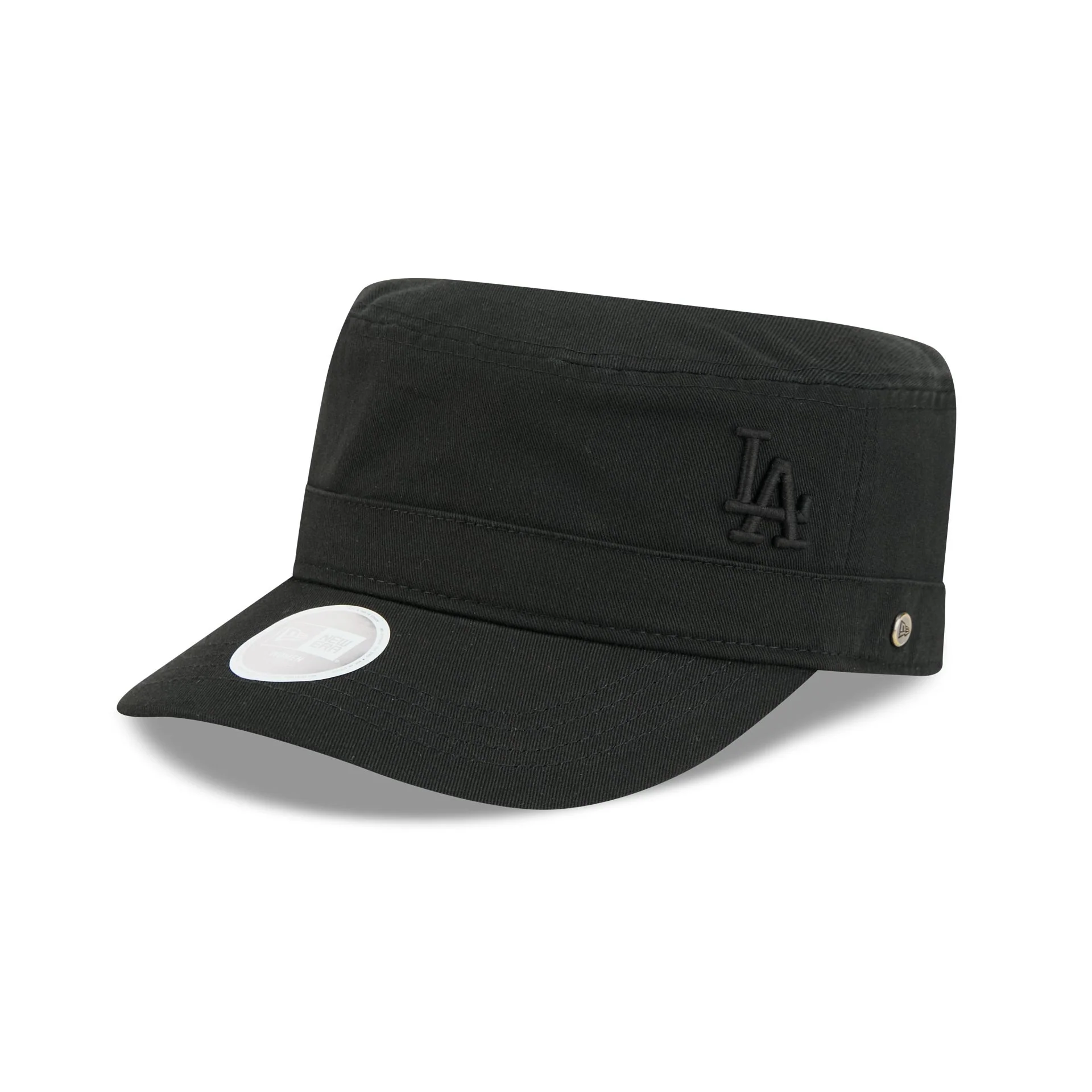 Los Angeles Dodgers Women's Cadet Black Military Adjustable Hat