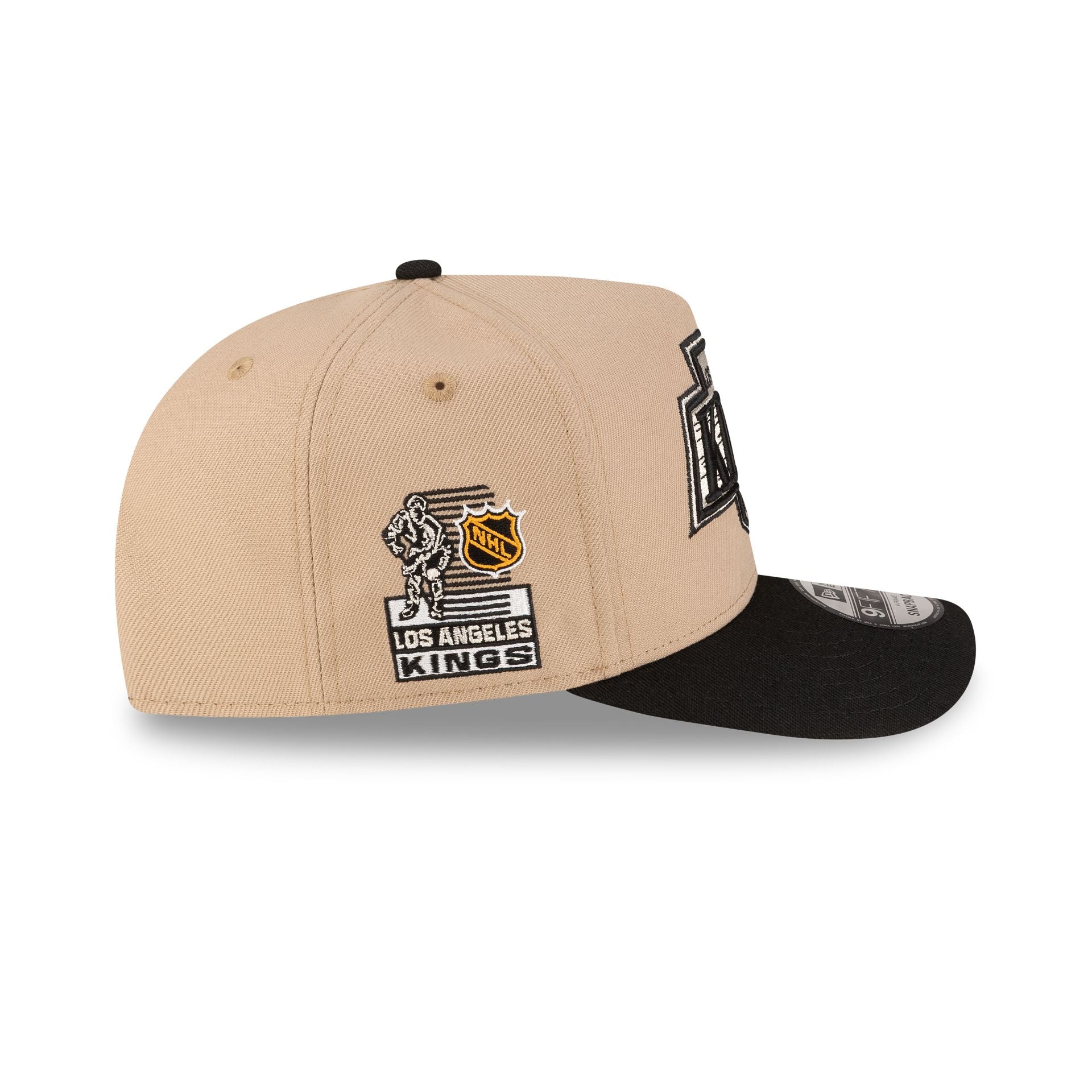 Los Angeles Kings Camel 9FIFTY A-Frame Snapback Hat - Image 4
