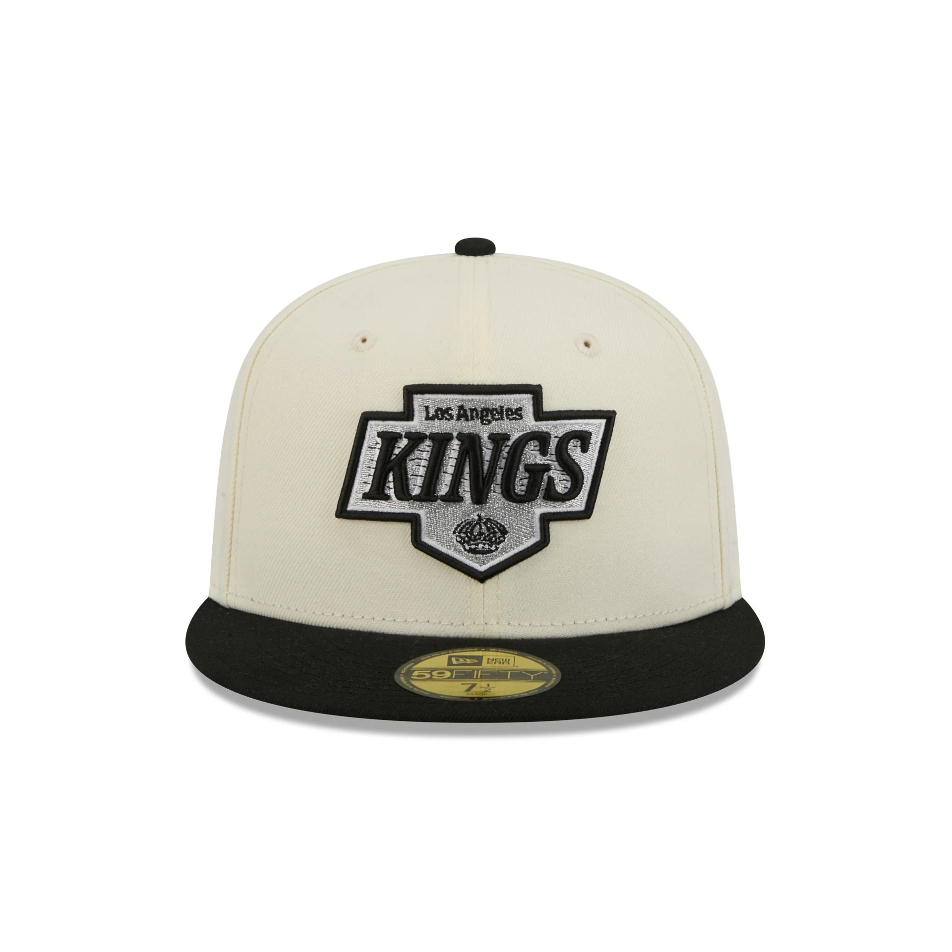 Los Angeles Kings Chrome White Basic 59FIFTY Fitted Hat - Image 2
