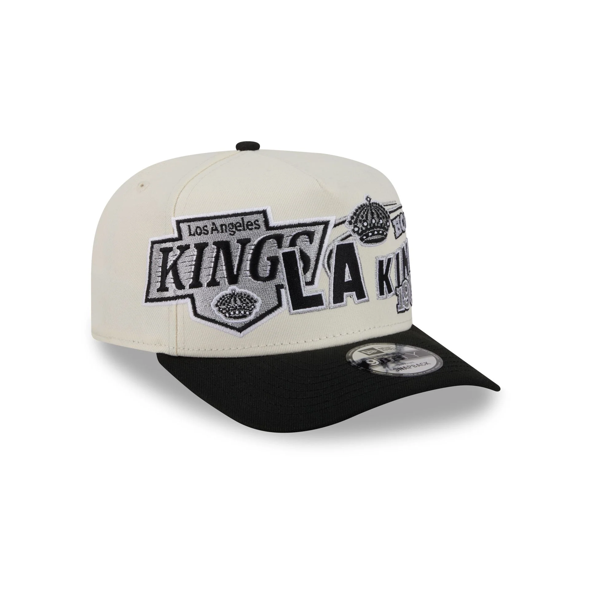 Los Angeles Kings Chrome White Classic 9FIFTY A-Frame Snapback Hat - Image 3