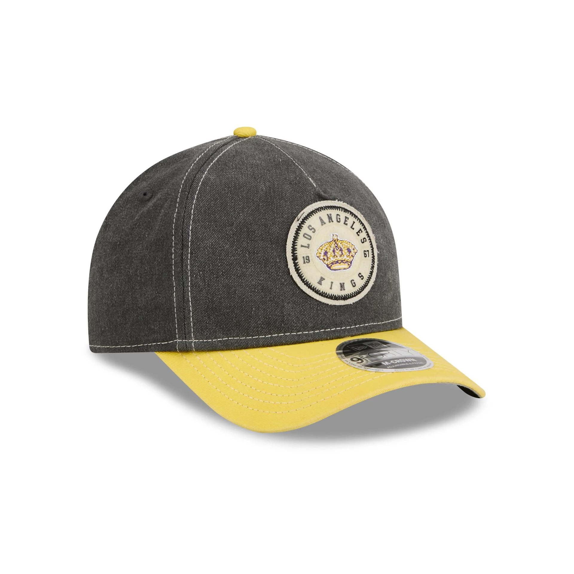 Los Angeles Kings Felt 9FORTY M-Crown A-Frame Snapback Hat - Image 3