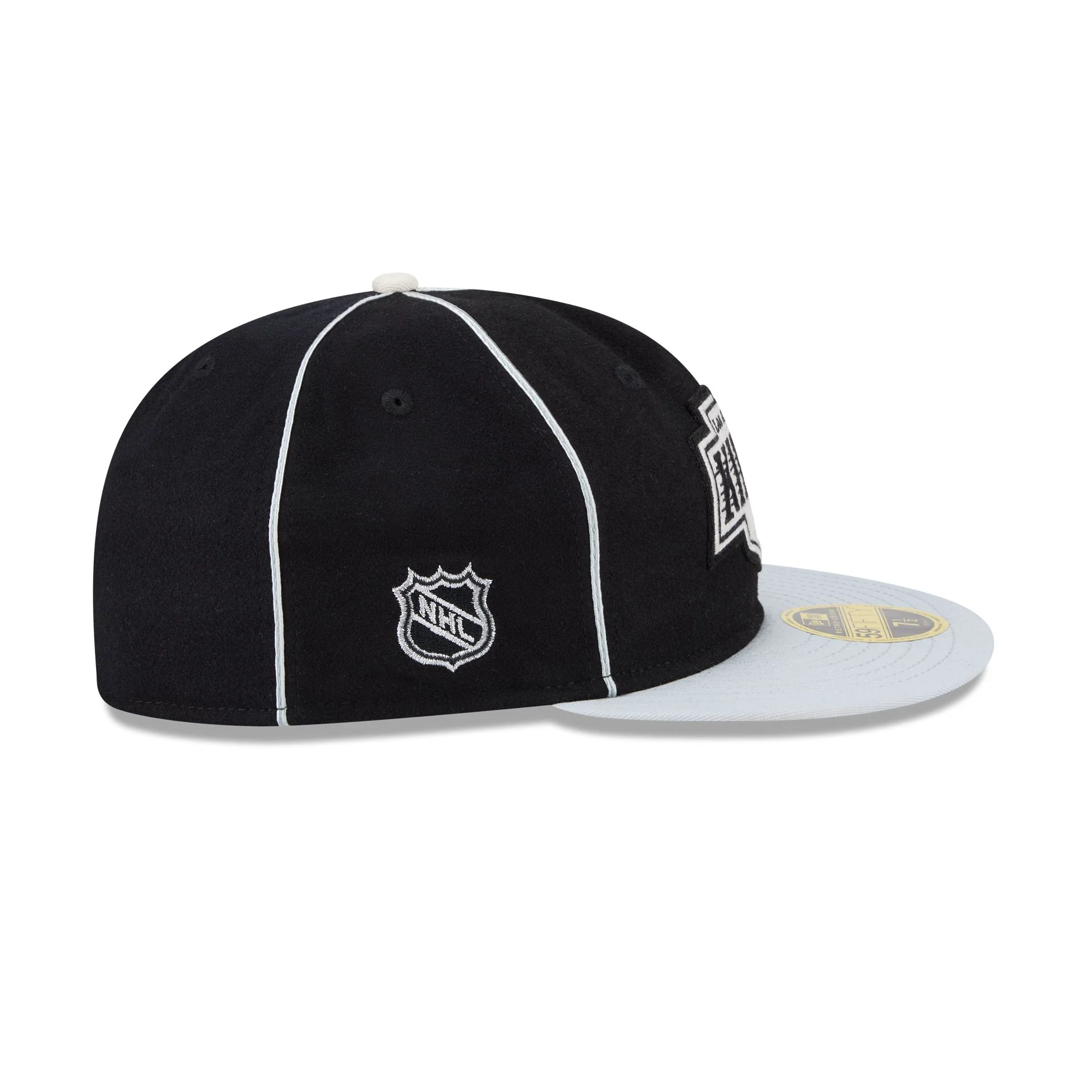 Los Angeles Kings Felt Logo Retro Crown 59FIFTY Fitted Hat - Image 4