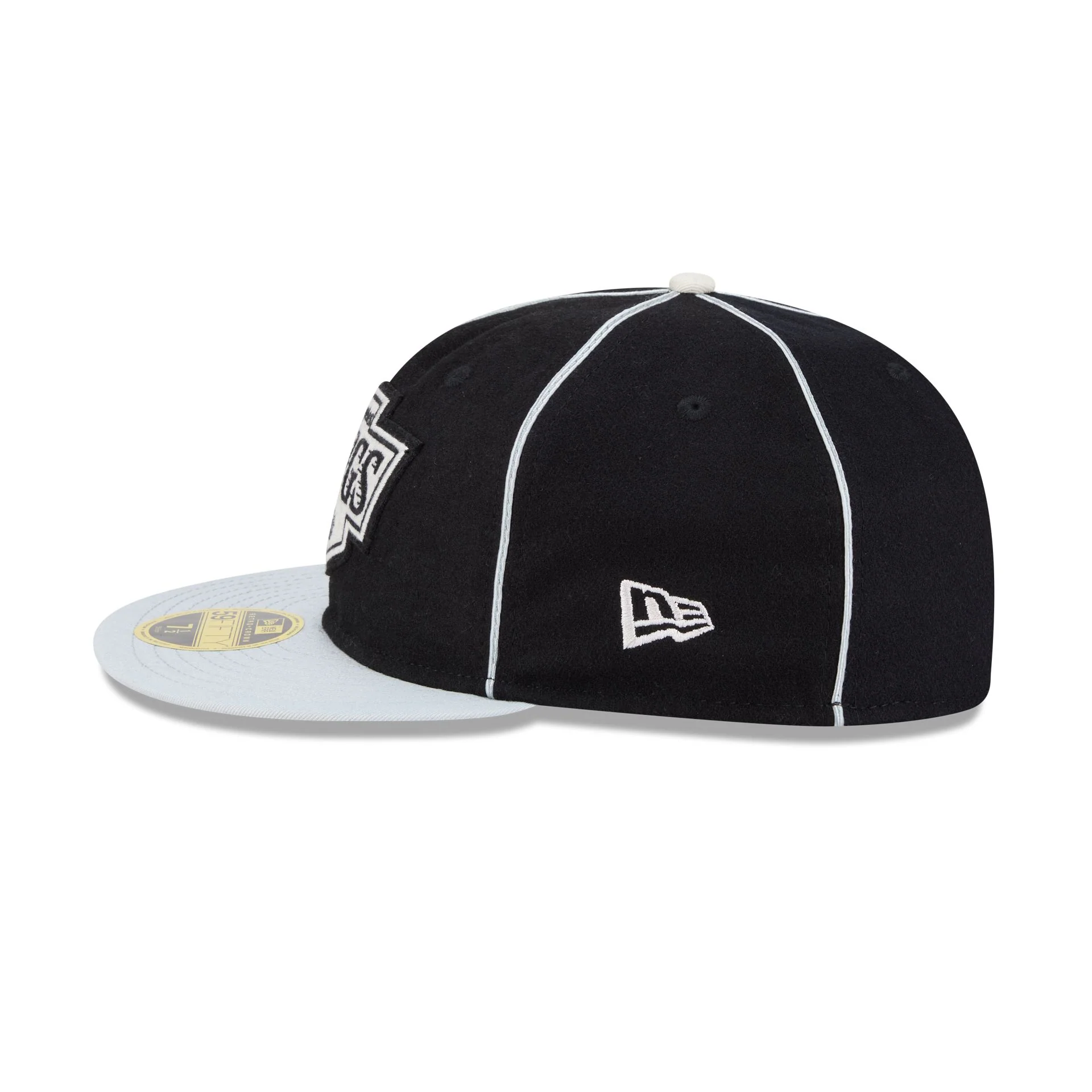 Los Angeles Kings Felt Logo Retro Crown 59FIFTY Fitted Hat - Image 5