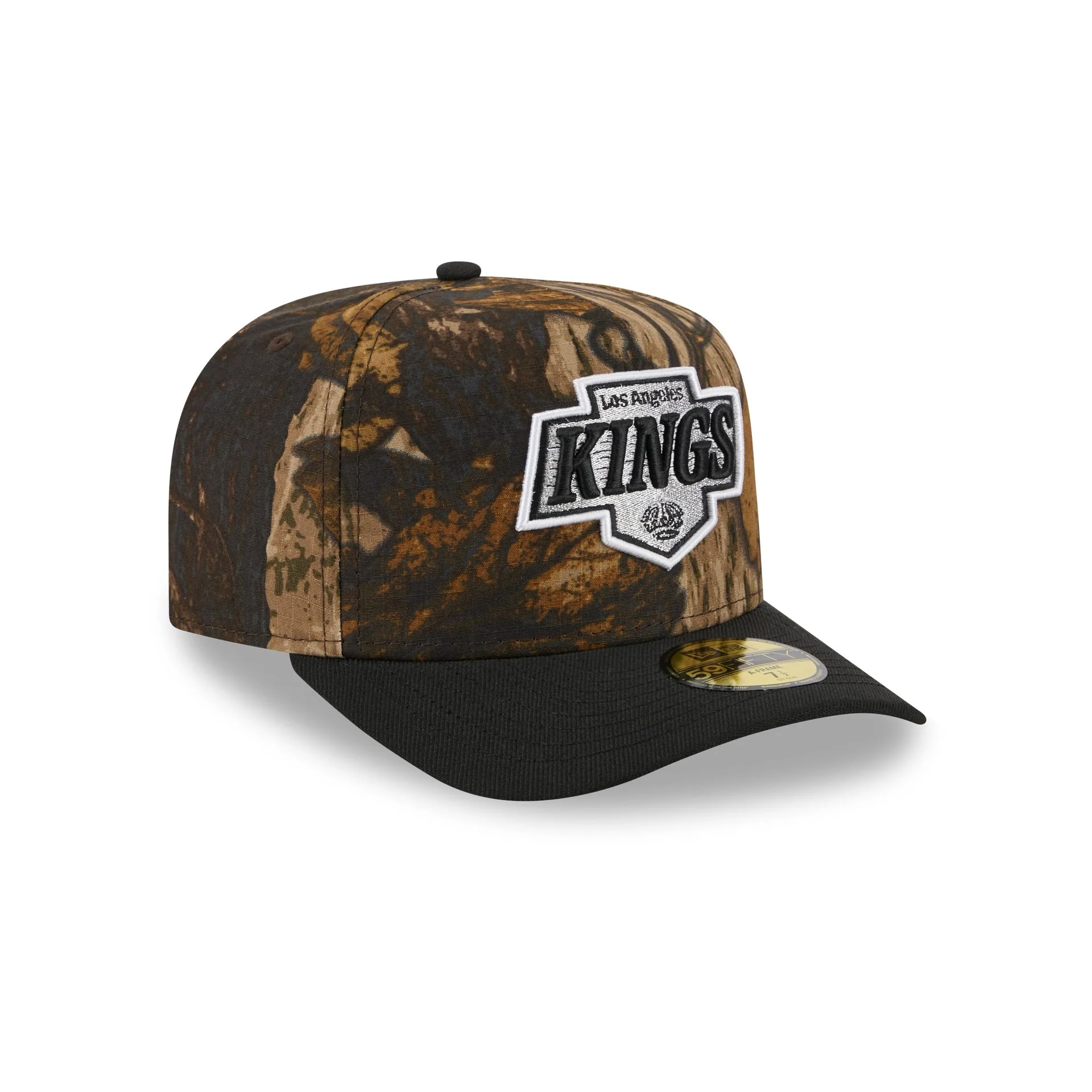 Los Angeles Kings Ripstop Camo 59FIFTY A-Frame Fitted Hat - Image 3