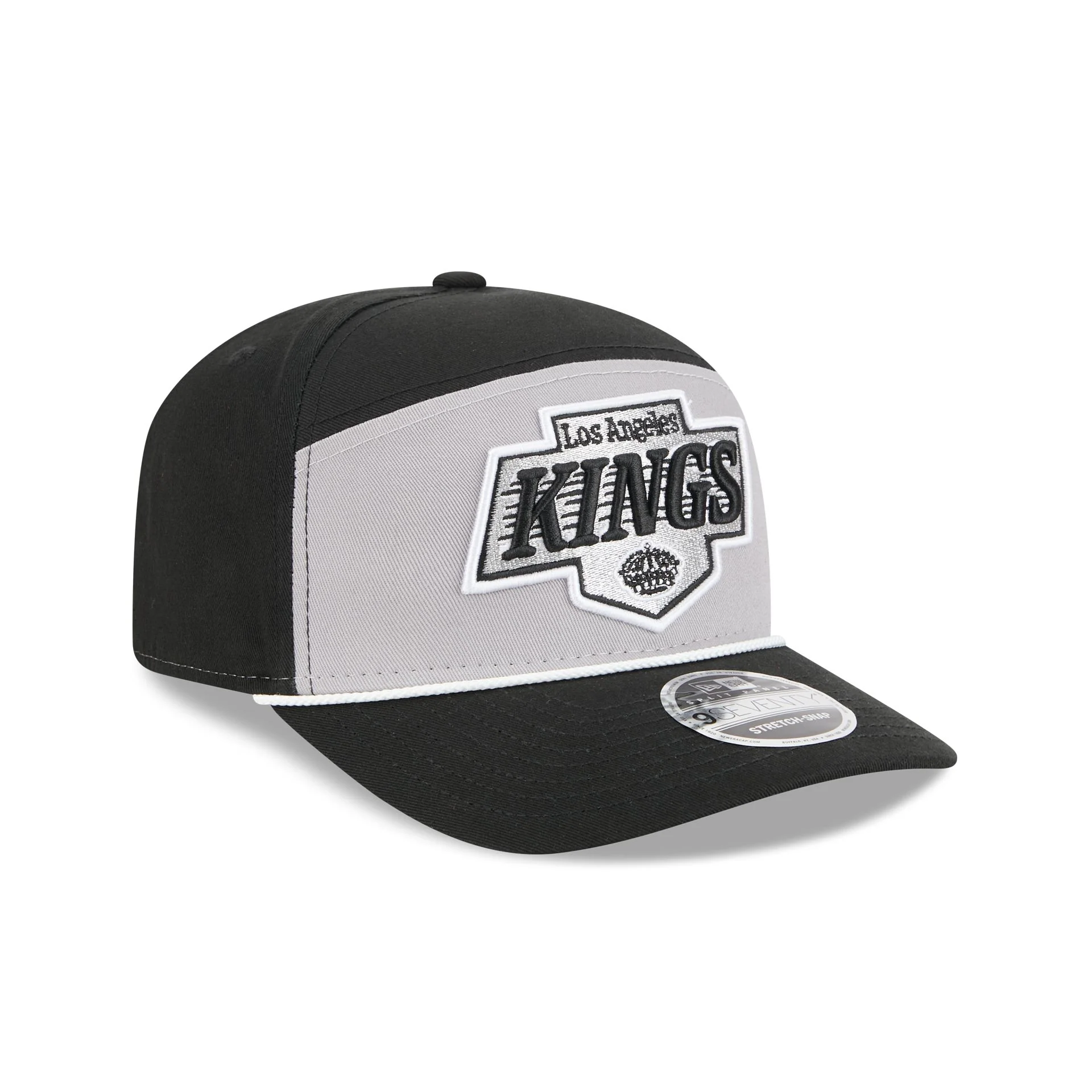 Los Angeles Kings Split Panel 9SEVENTY Stretch-Snap Hat - Image 3