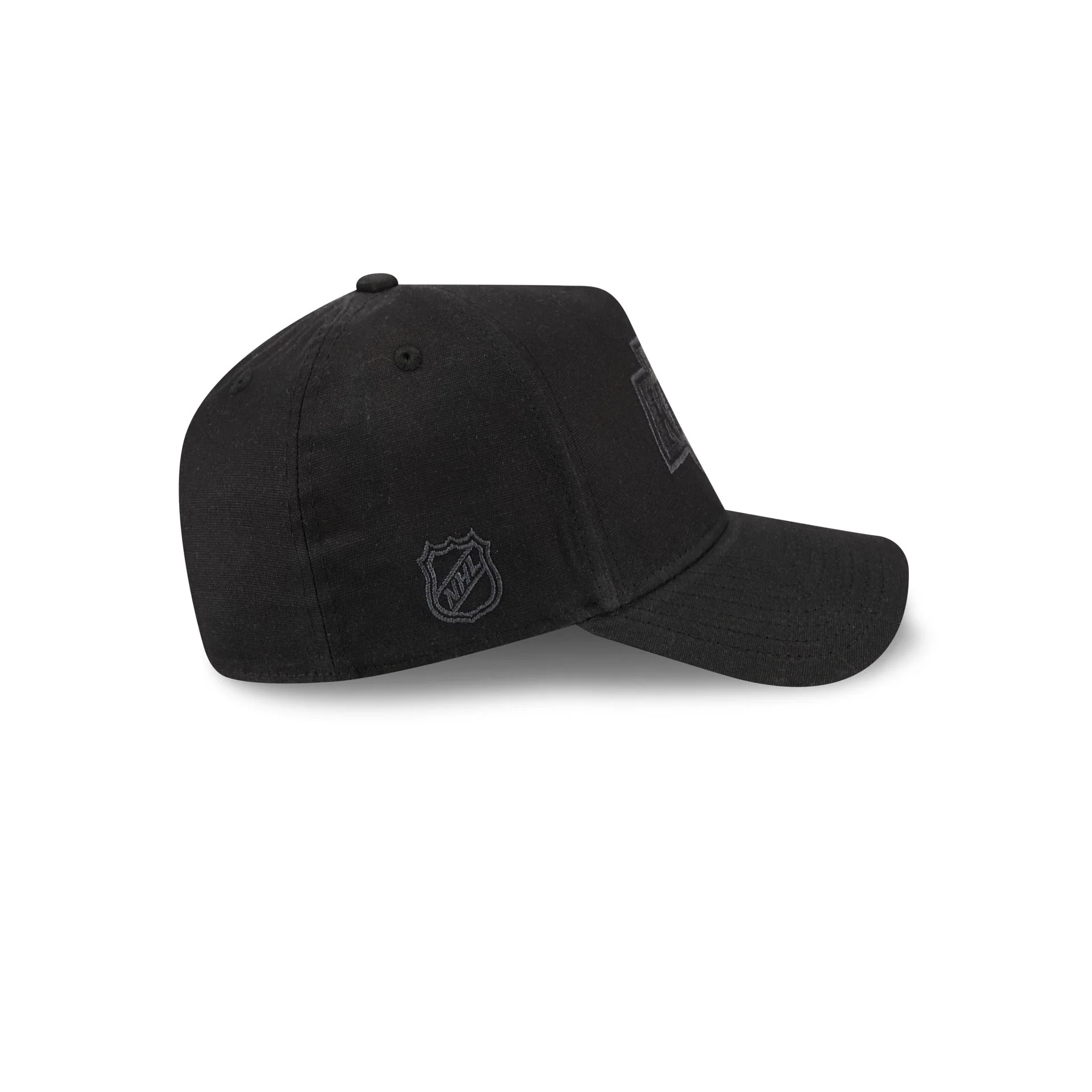 Los Angeles Kings Waxed Canvas Black 59FORTY A-Frame Fitted Hat - Image 4