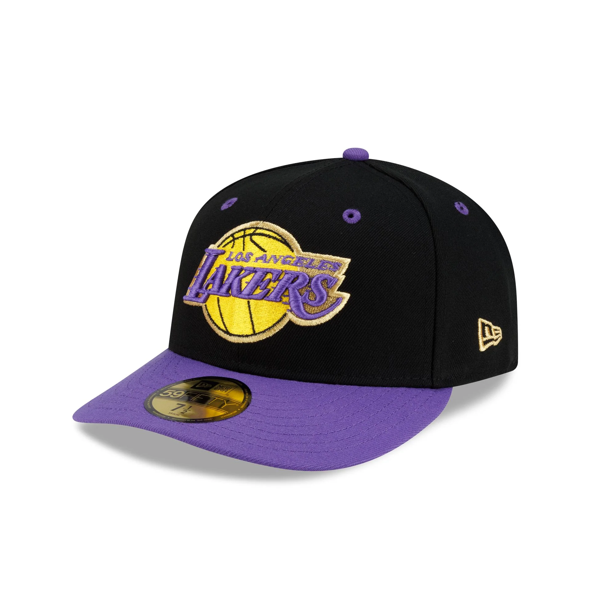 Los Angeles Lakers 1987 Finals Black & Gold 59FIFTY Fitted Hat - Image 3