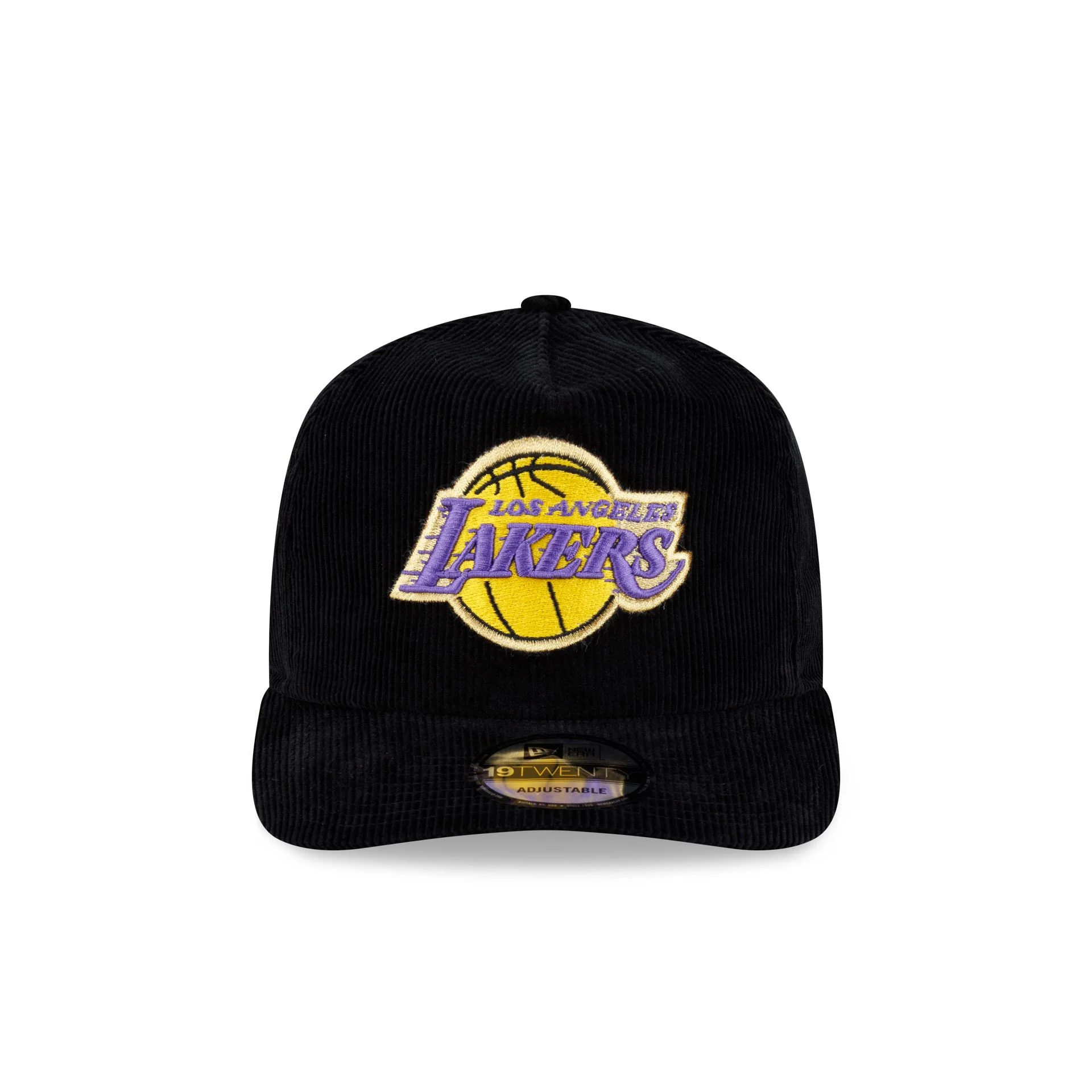 Los Angeles Lakers 2001 Finals Black & Gold Corduroy 19TWENTY Adjustable Hat - Image 2