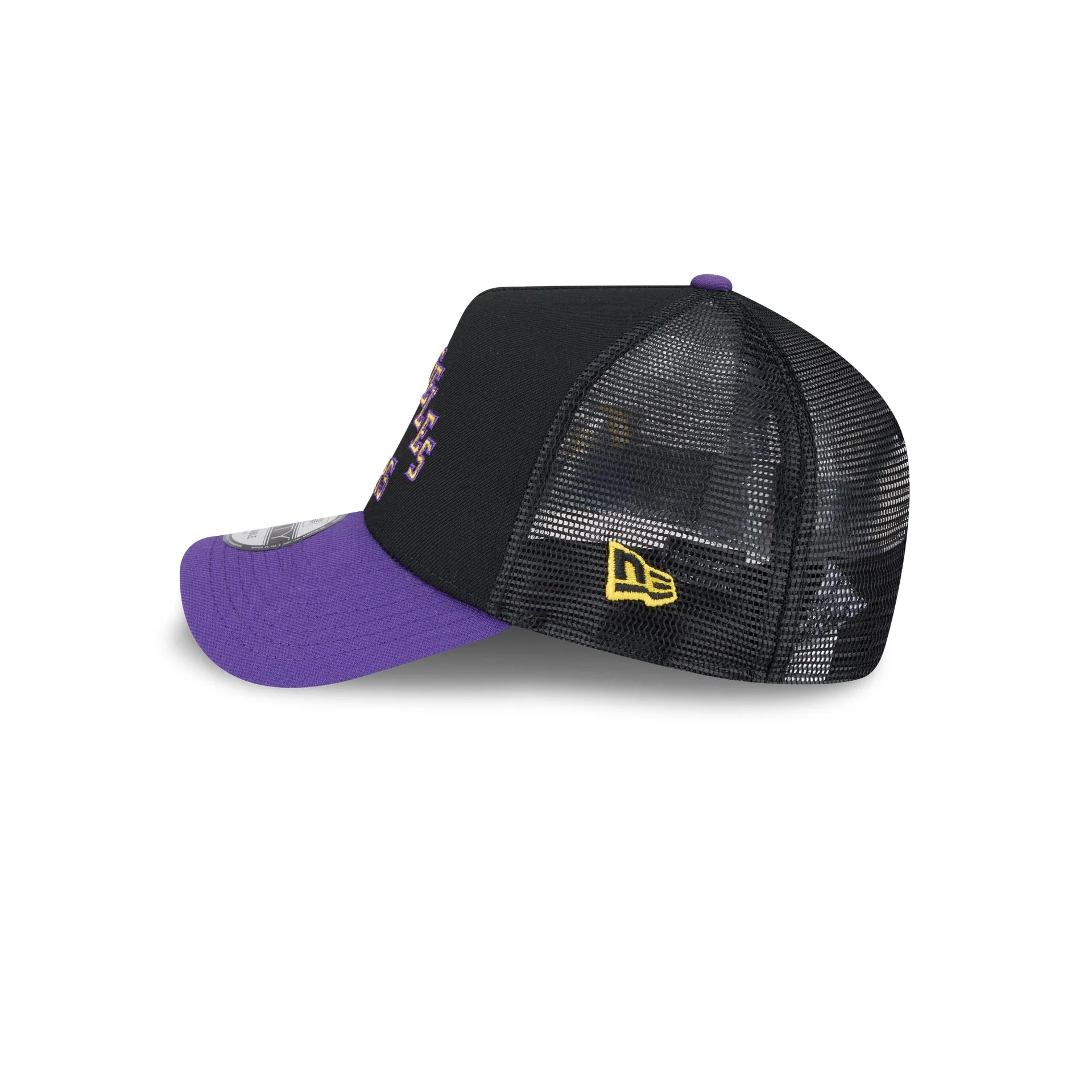 Los Angeles Lakers 2025 City Edition 9FORTY A-Frame Trucker Hat - Image 5