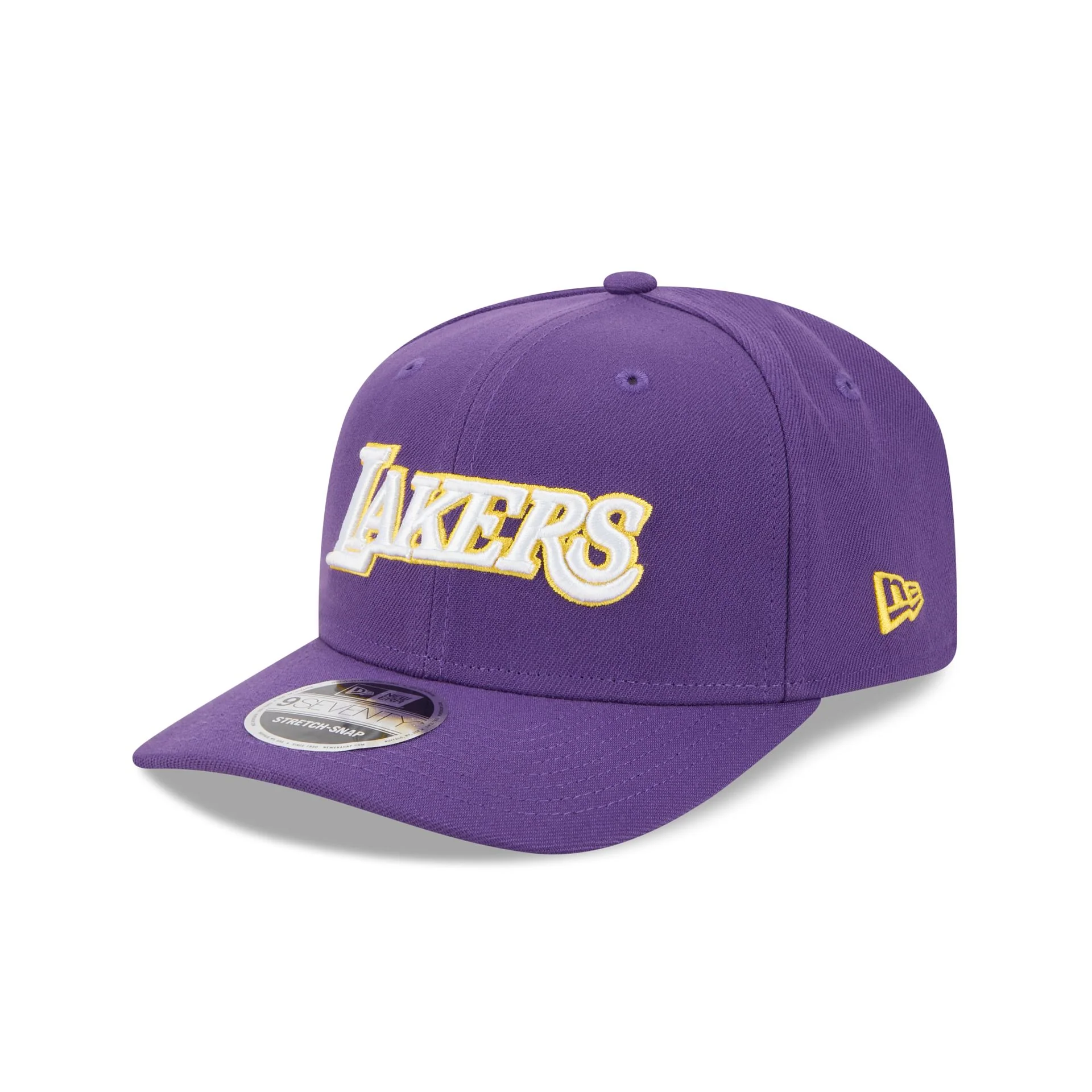 Los Angeles Lakers 2025 Statement Edition 9SEVENTY Stretch-Snap Hat - Image 3