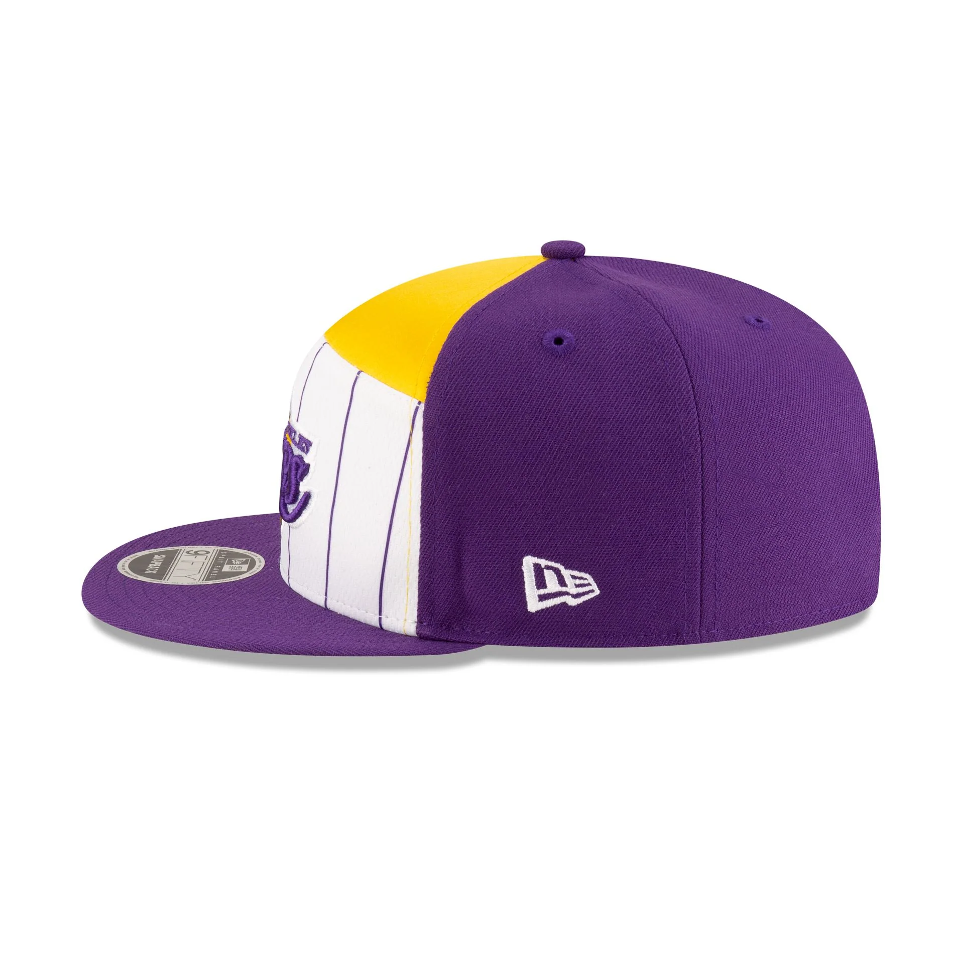Los Angeles Lakers 2025 Tip-Off Split Panel 9FIFTY Snapback Hat - Image 4