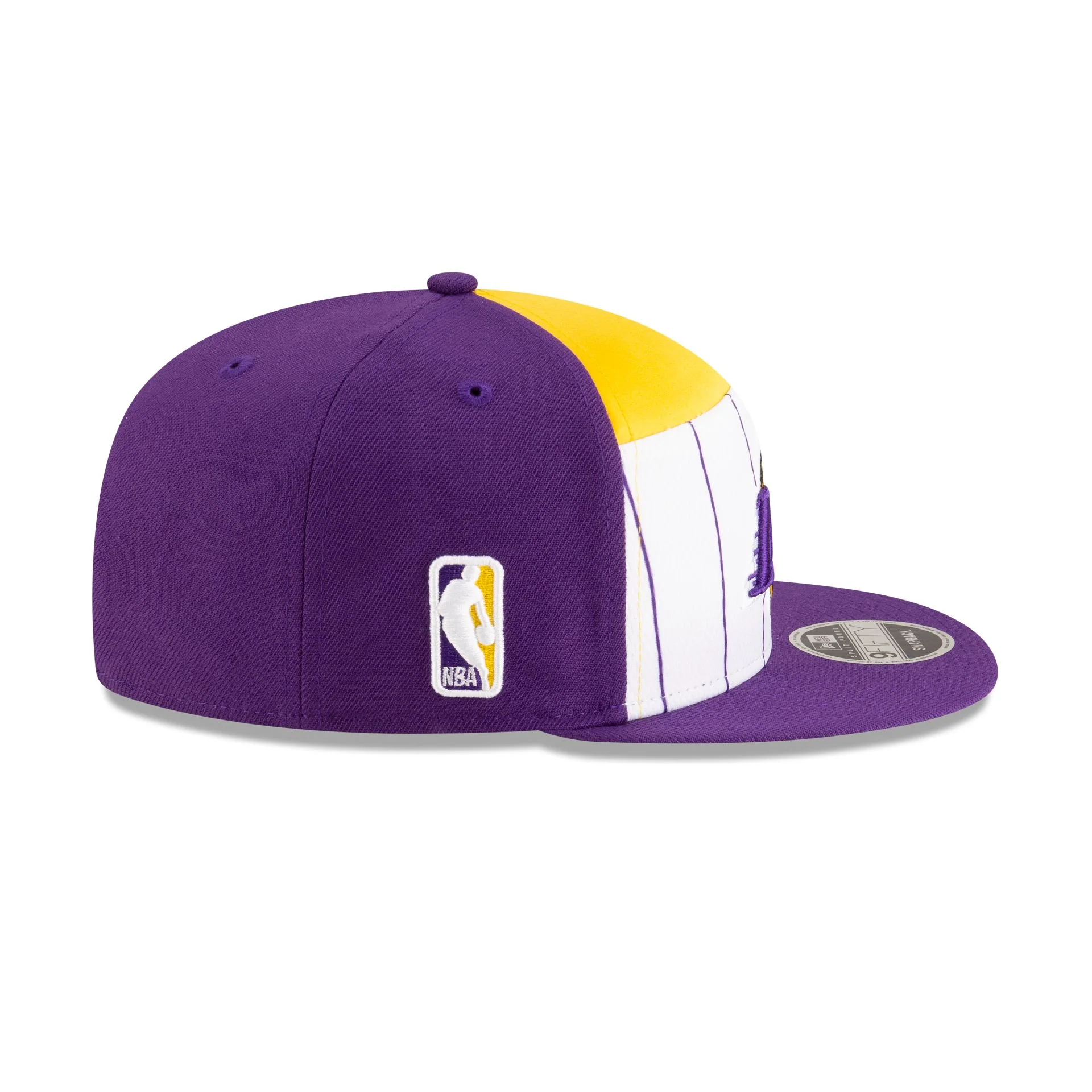 Los Angeles Lakers 2025 Tip-Off Split Panel 9FIFTY Snapback Hat - Image 5