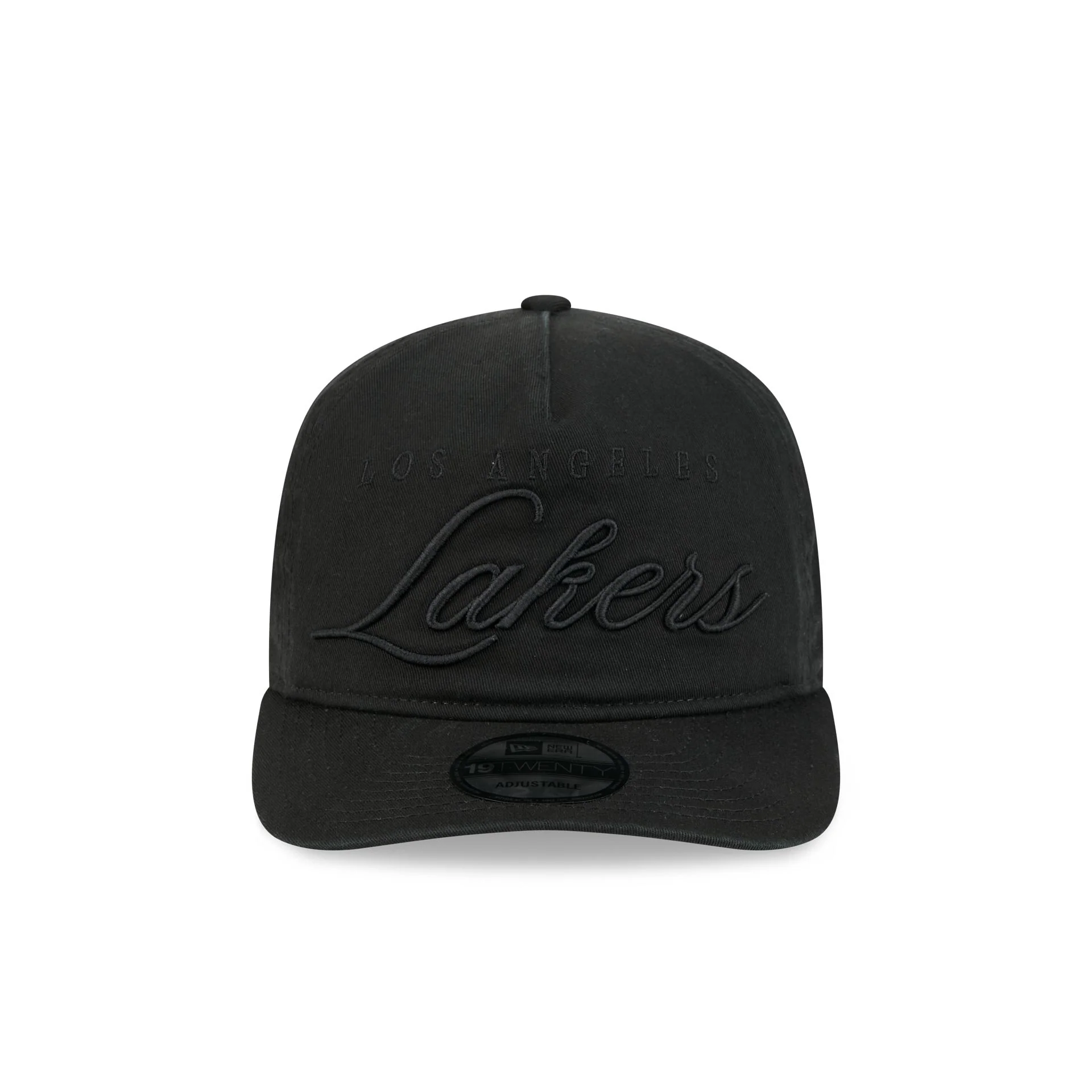 Los Angeles Lakers All Black Scripted 19TWENTY Adjustable Hat - Image 2