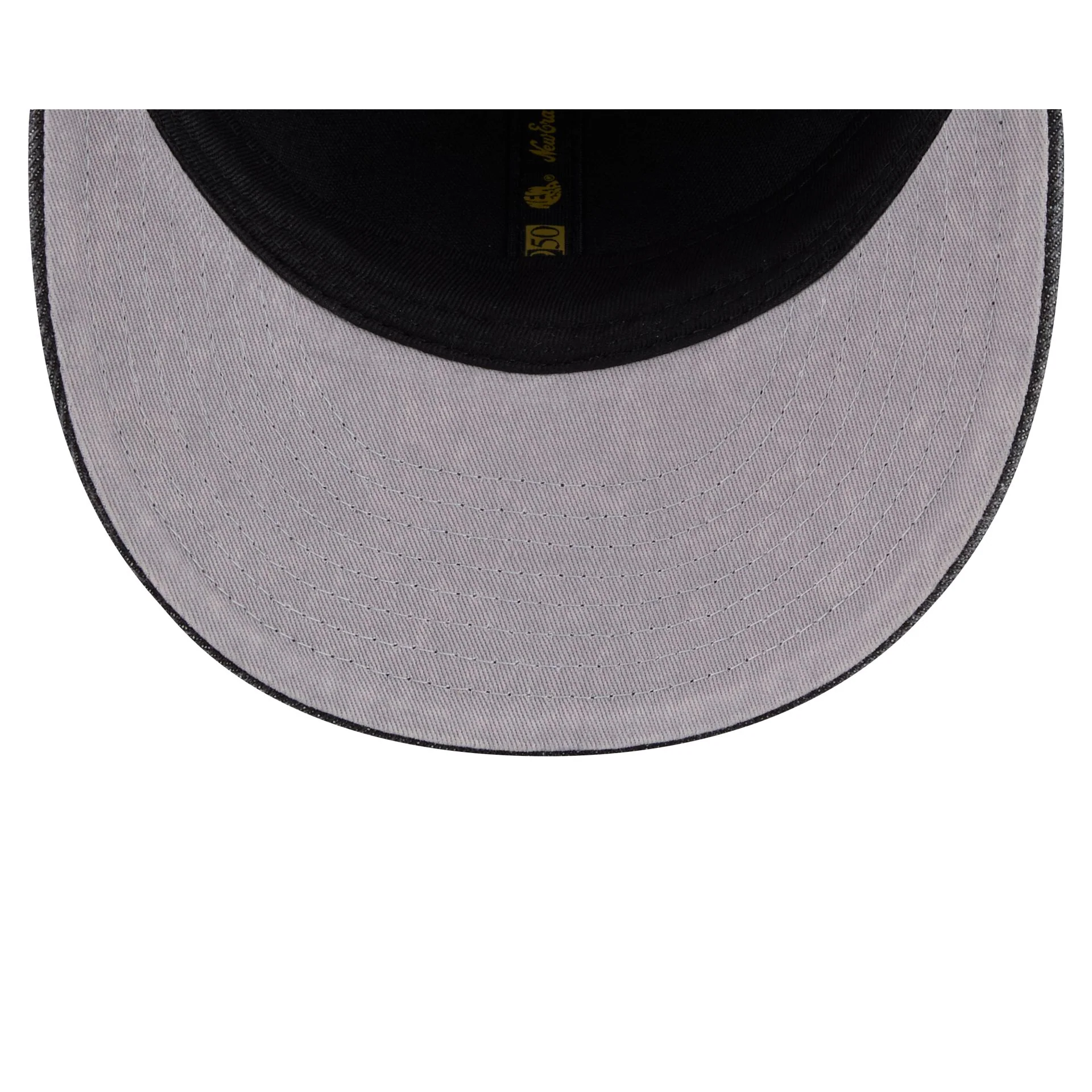 Los Angeles Lakers Black Denim Low Profile 59FIFTY Fitted Hat - Image 7