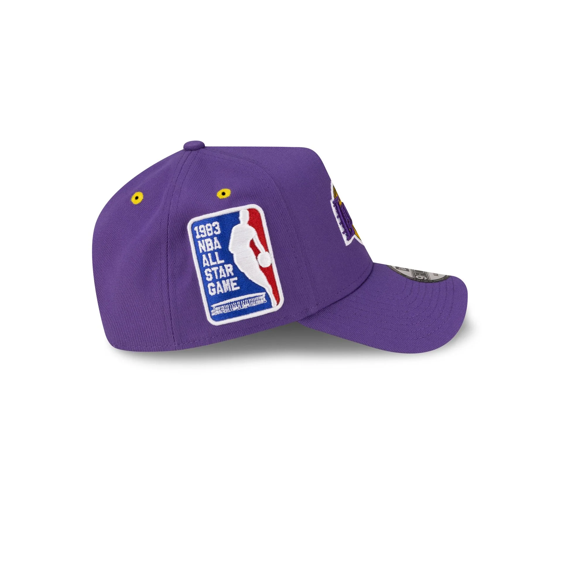 Los Angeles Lakers Hardwood Classics 1983 All-Star Game 9FORTY A-Frame Snapback Hat - Image 4