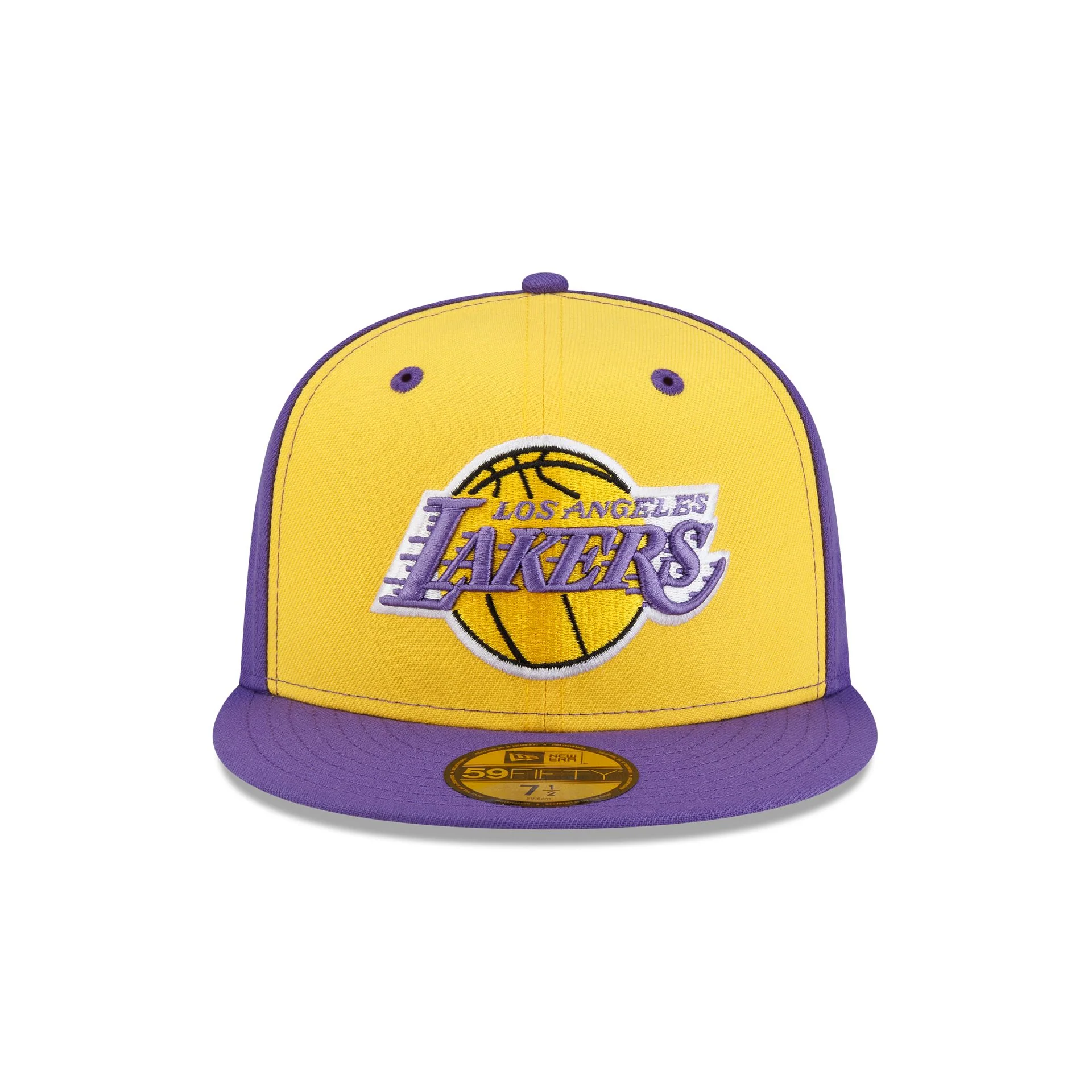 Los Angeles Lakers Hardwood Classics 2000s 59FIFTY Fitted Hat - Image 2