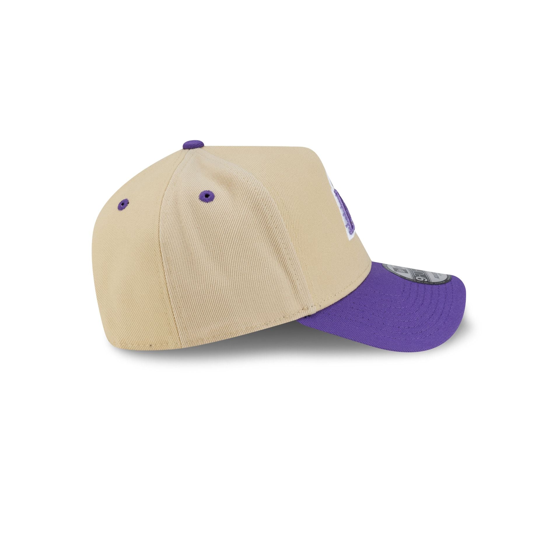 Los Angeles Lakers Hardwood Classics 2000s Gold 9FORTY A-Frame Snapback Hat - Image 5