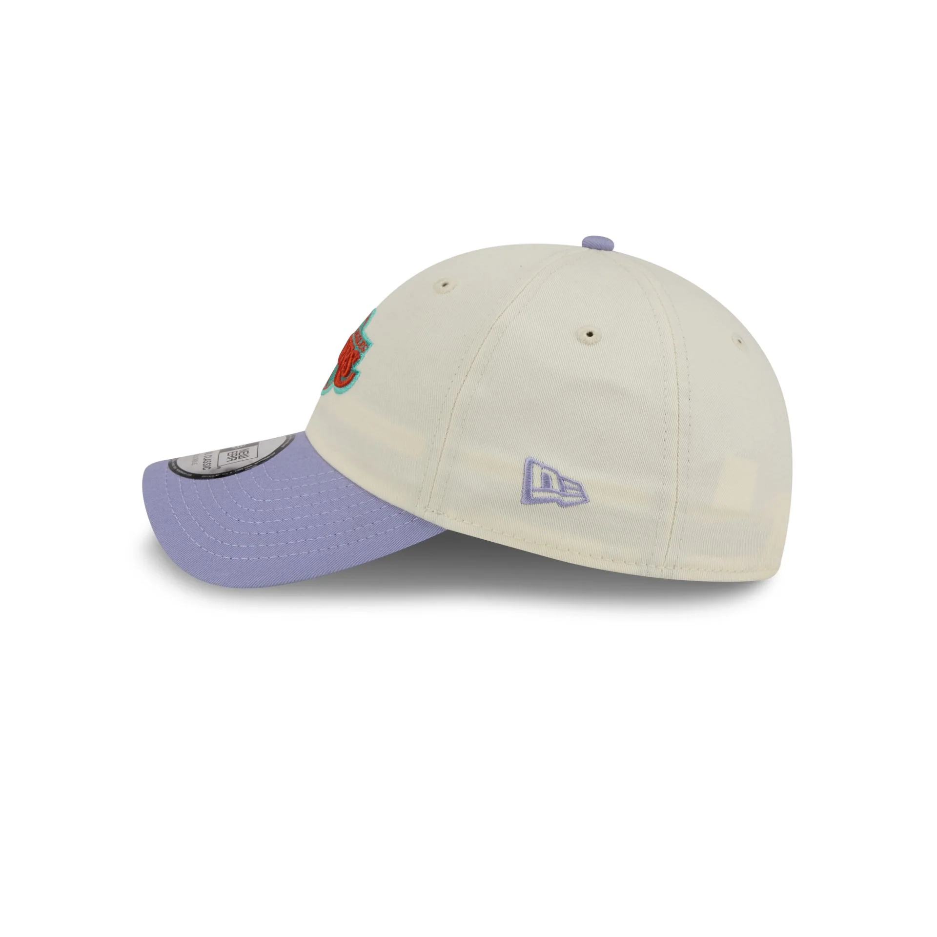 Los Angeles Lakers Lavender Flowers Casual Classic Adjustable Hat - Image 5