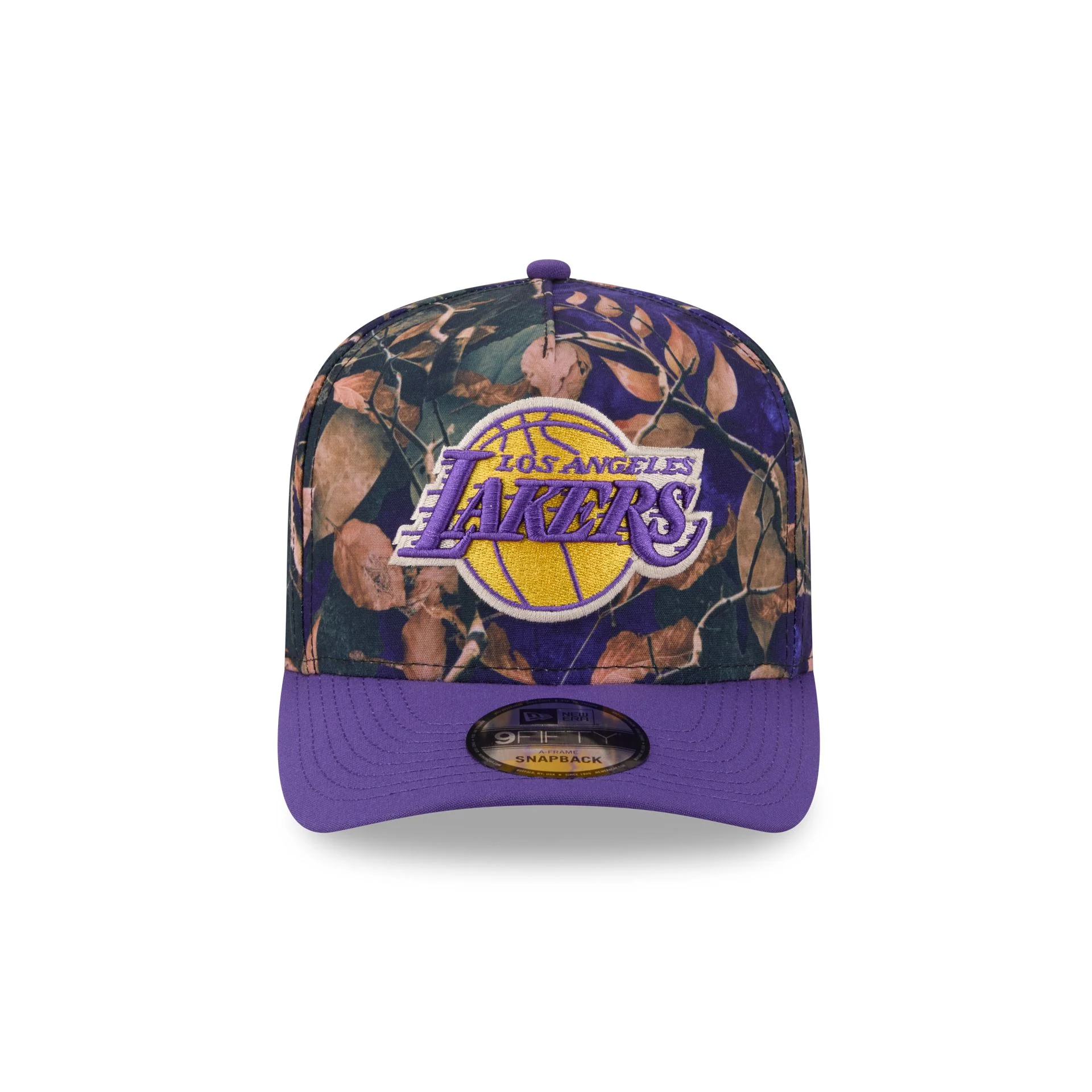 Los Angeles Lakers Leaves 9FIFTY A-Frame Snapback Hat - Image 2