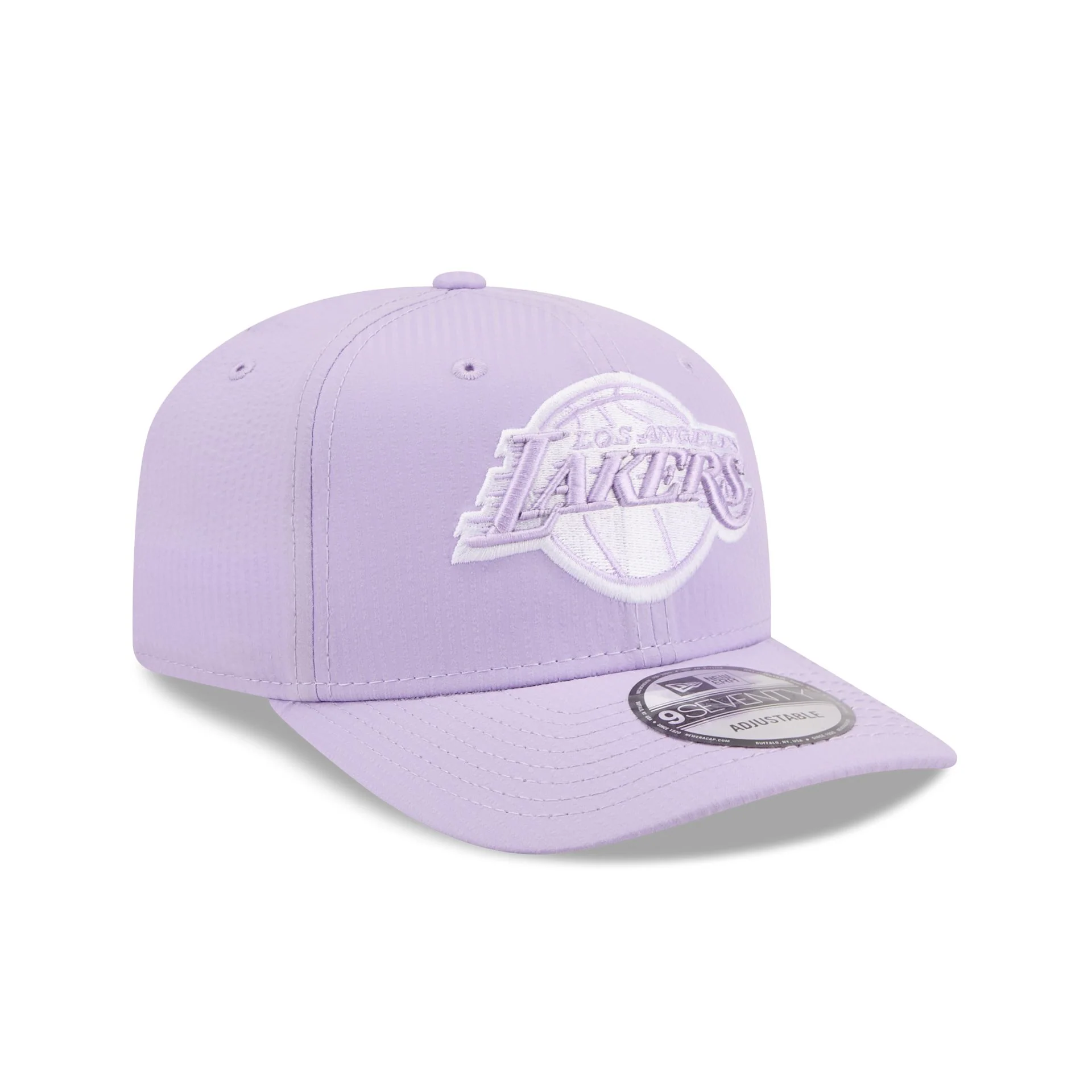 Los Angeles Lakers Pastel Crepe 9SEVENTY Stretch-Snap Hat - Image 3