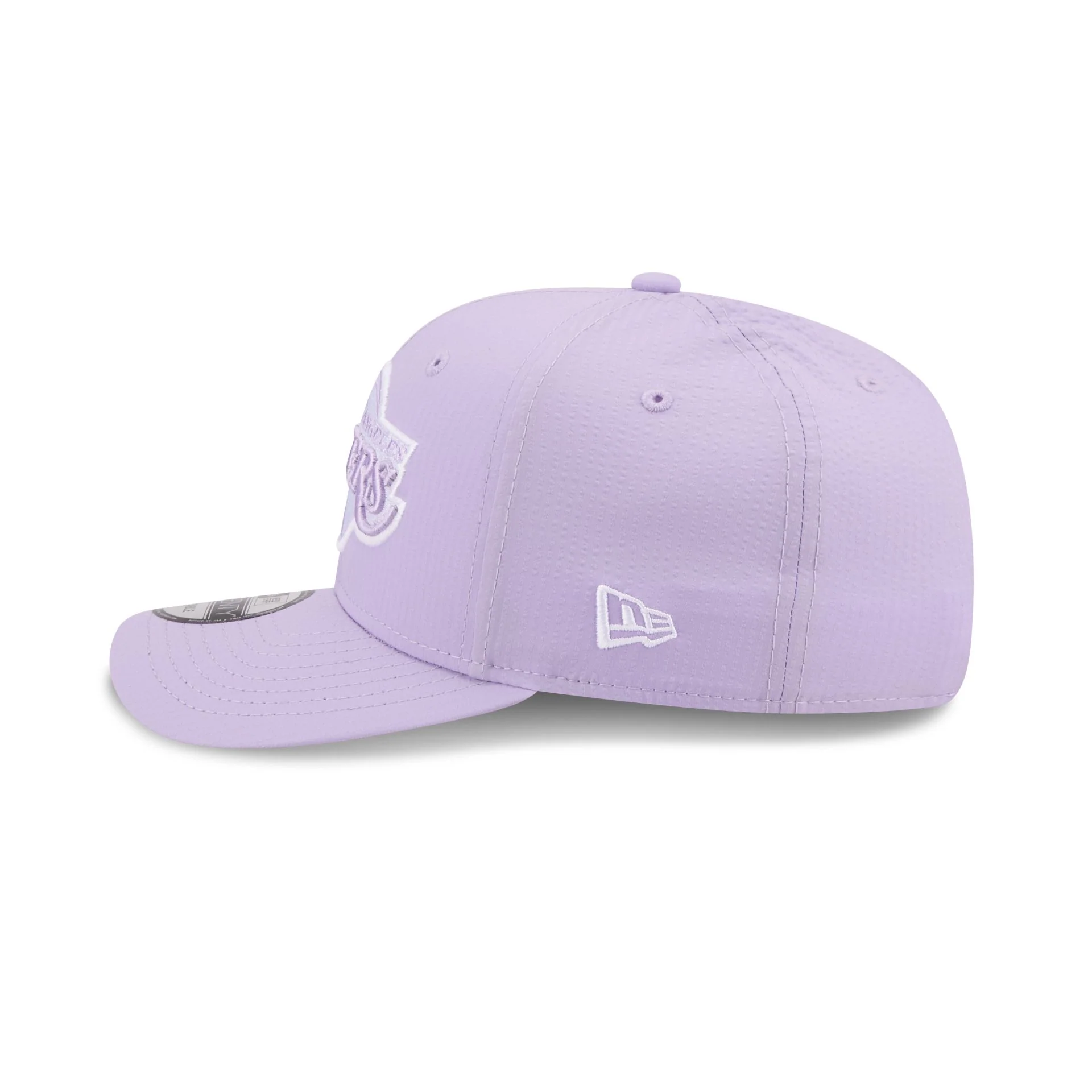 Los Angeles Lakers Pastel Crepe 9SEVENTY Stretch-Snap Hat - Image 4