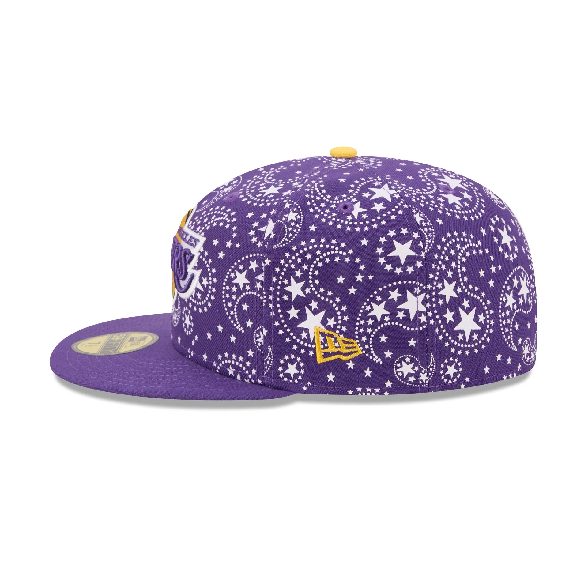 Los Angeles Lakers Star Studded 59FIFTY Fitted Hat - Image 5
