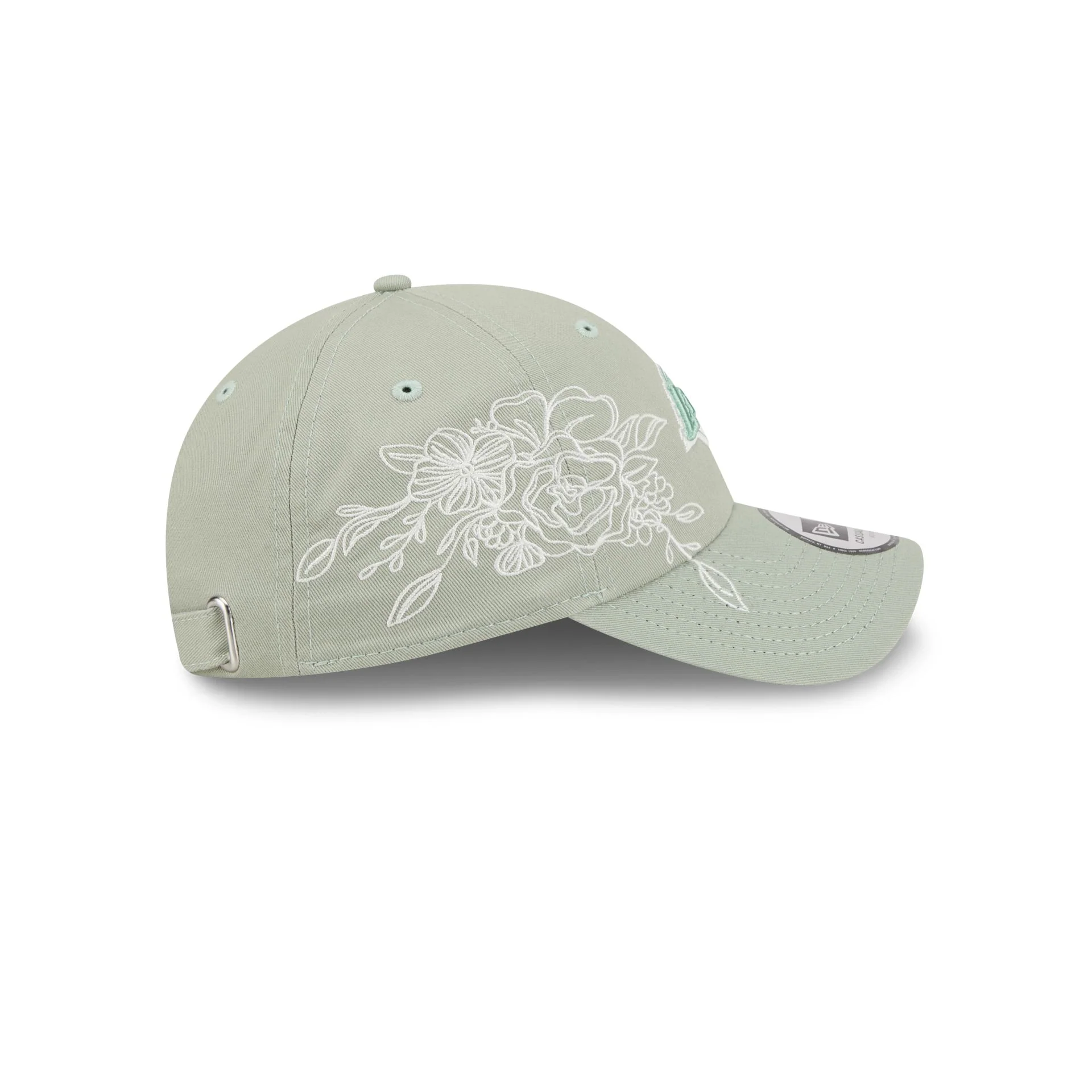 Los Angeles Lakers Stitched Flowers Casual Classic Adjustable Hat - Image 4