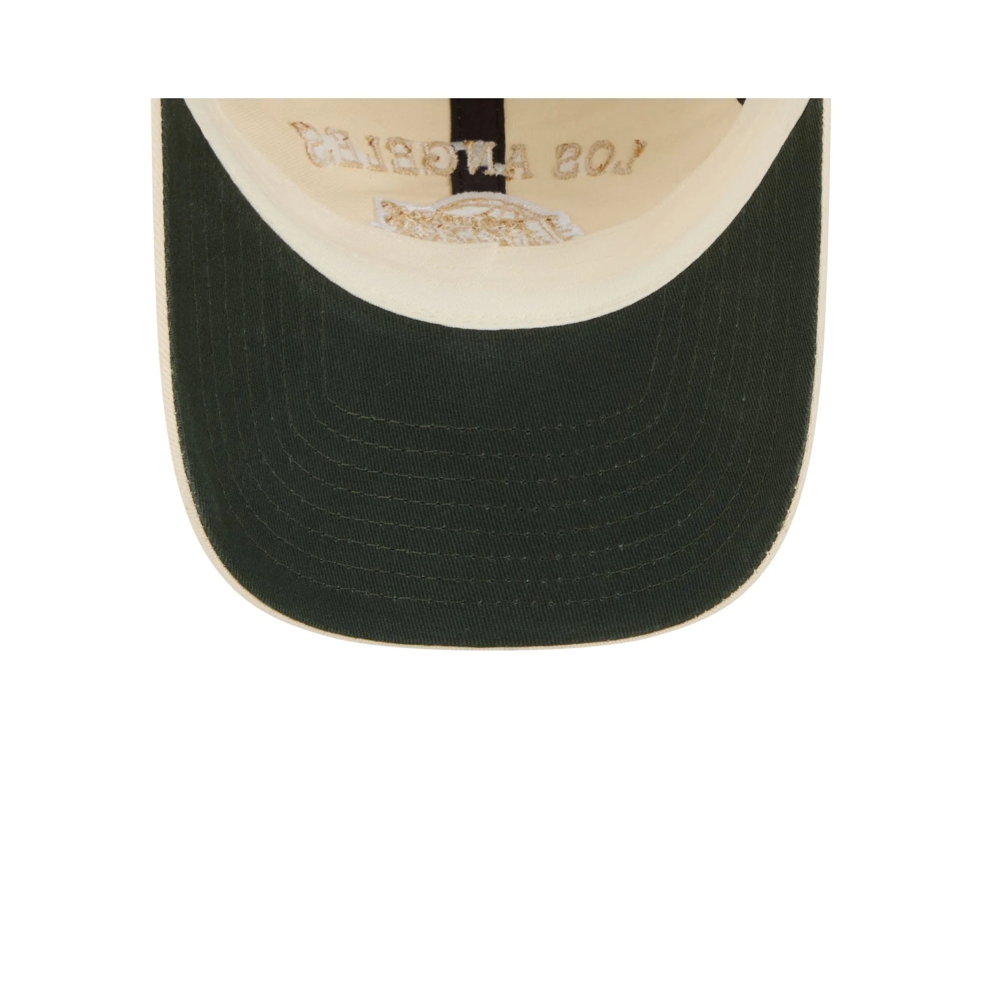 Los Angeles Lakers Team Logo Cream Casual Classic Adjustable Hat - Image 7