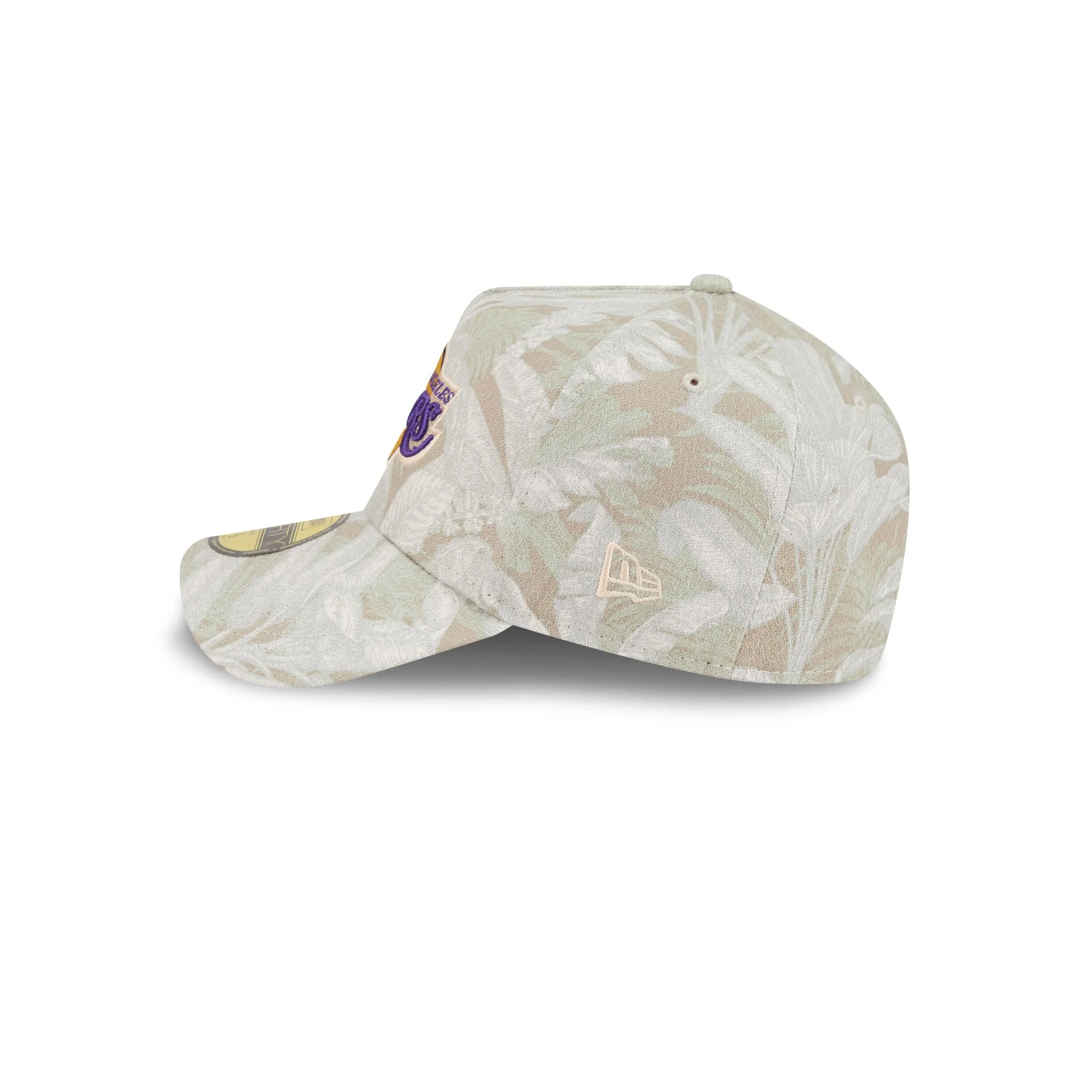 Los Angeles Lakers Three Looms Leafy Palm 59FORTY A-Frame Fitted Hat - Image 4