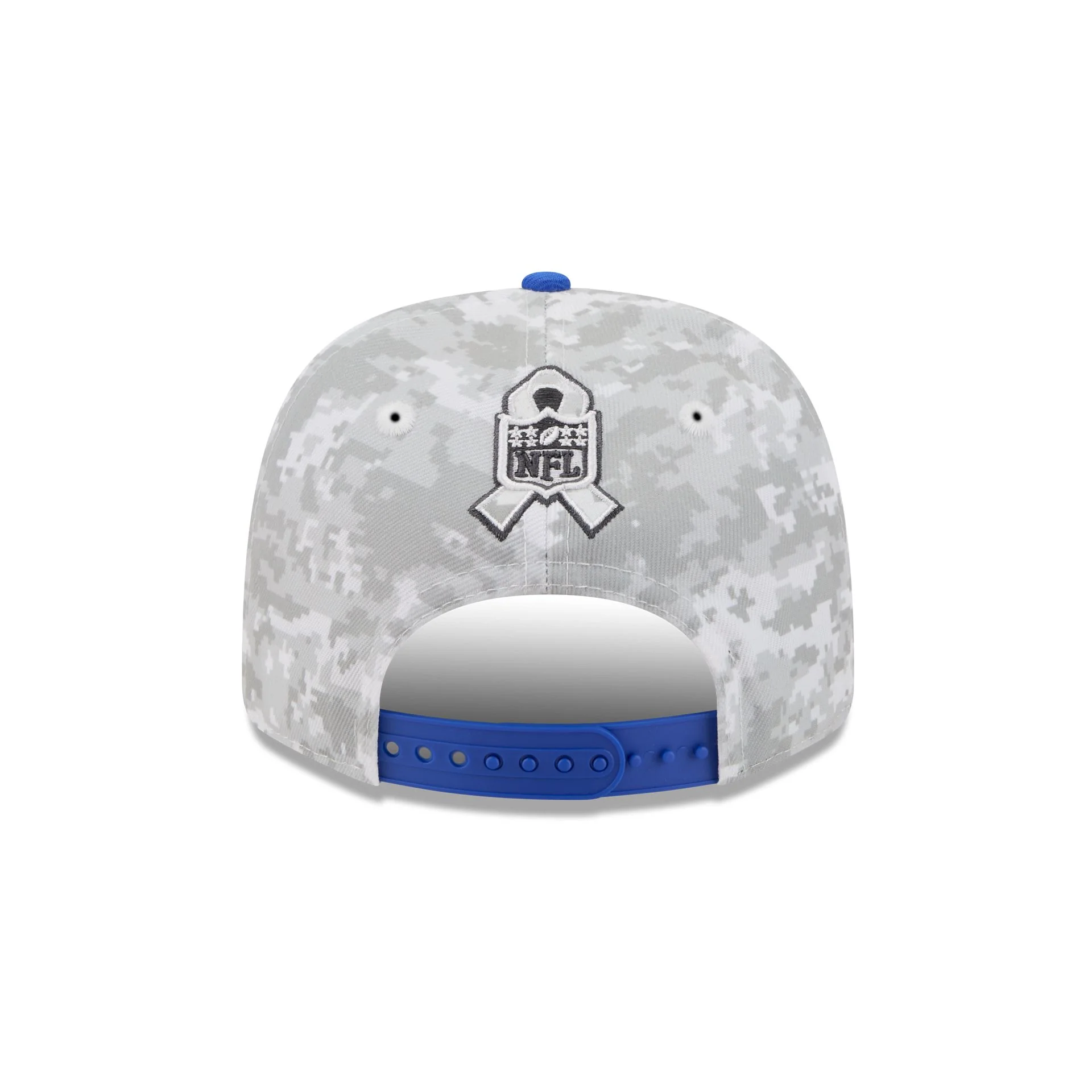 Los Angeles Rams 2025 Salute to Service Fan Gear 9SEVENTY Stretch-Snap Hat - Image 6