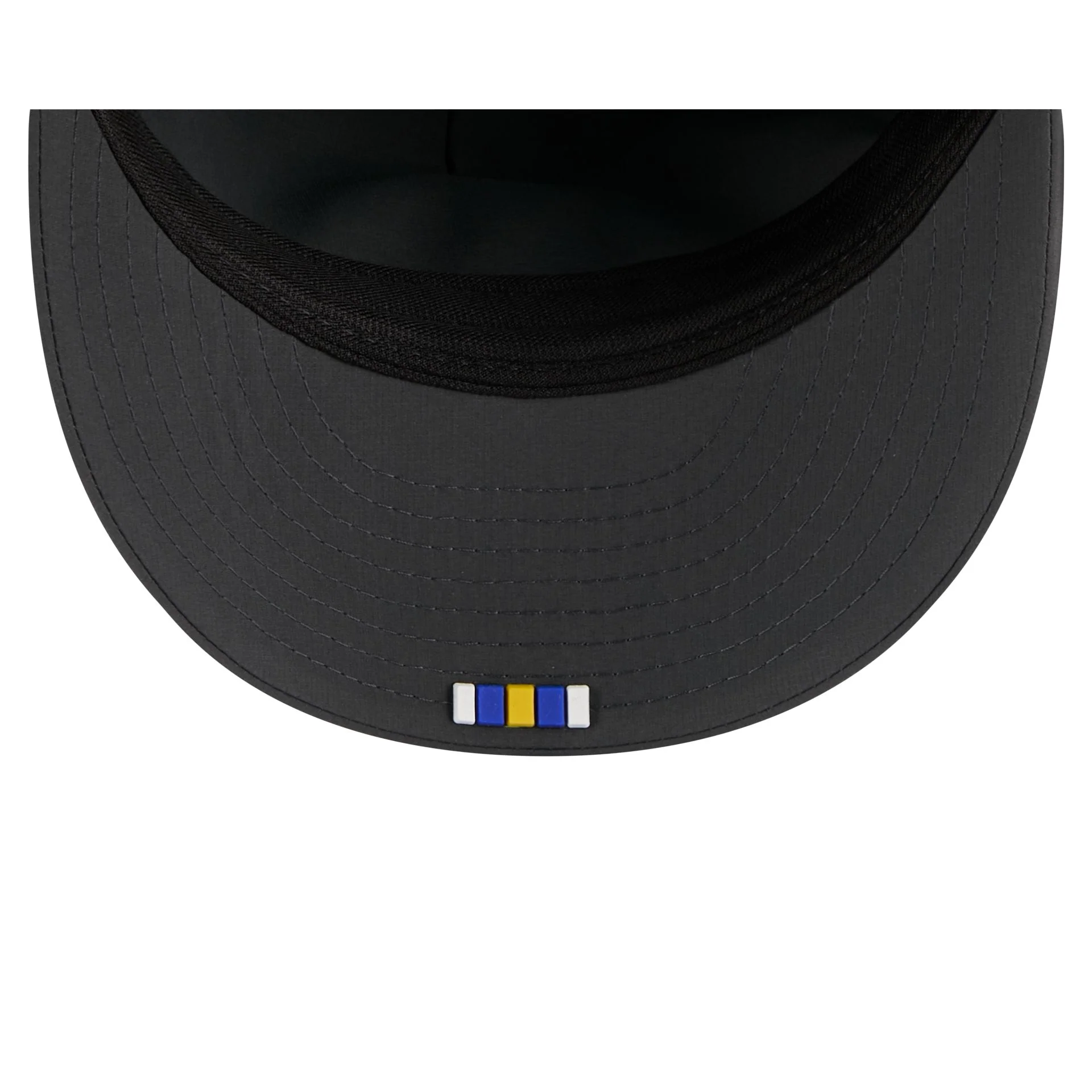 Los Angeles Rams 2025 Sideline Cold Weather Steel Clouds Retro Crown 59FIFTY A-Frame Fitted Hat - Image 7