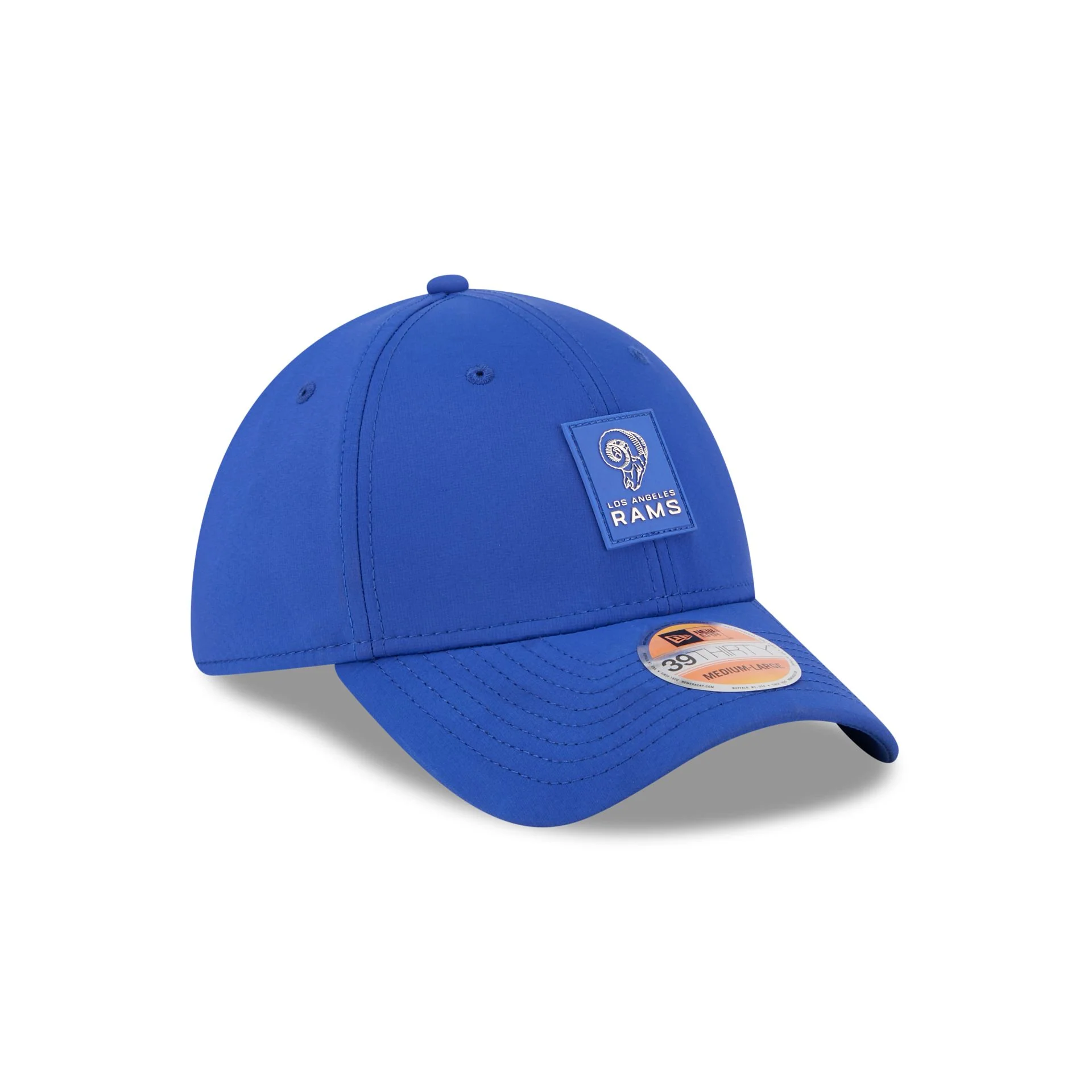 Los Angeles Rams 2025 Sideline Hot Weather Historic 39THIRTY Stretch Fit Hat - Image 3