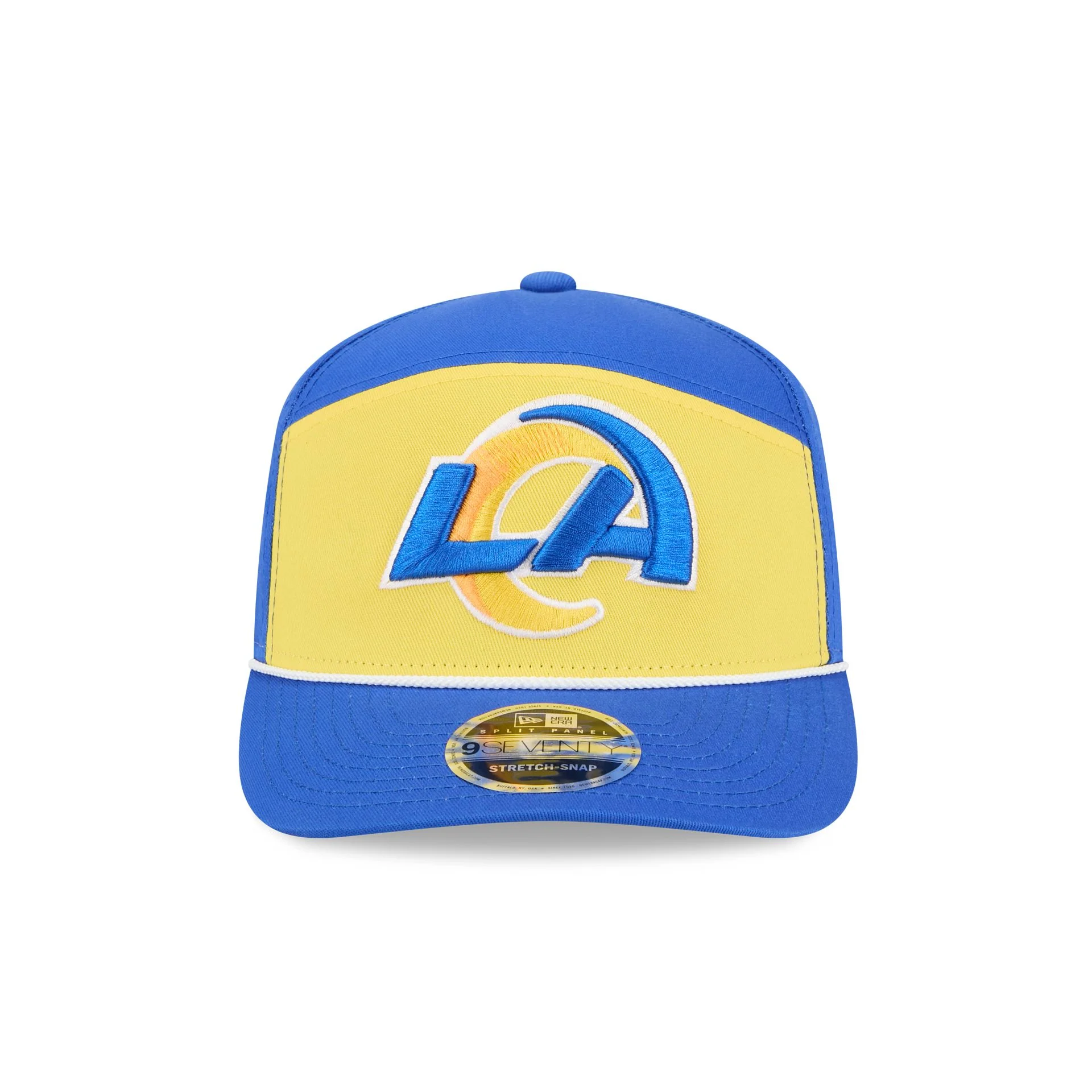 Los Angeles Rams Split Panel 9SEVENTY Stretch-Snap Hat - Image 2