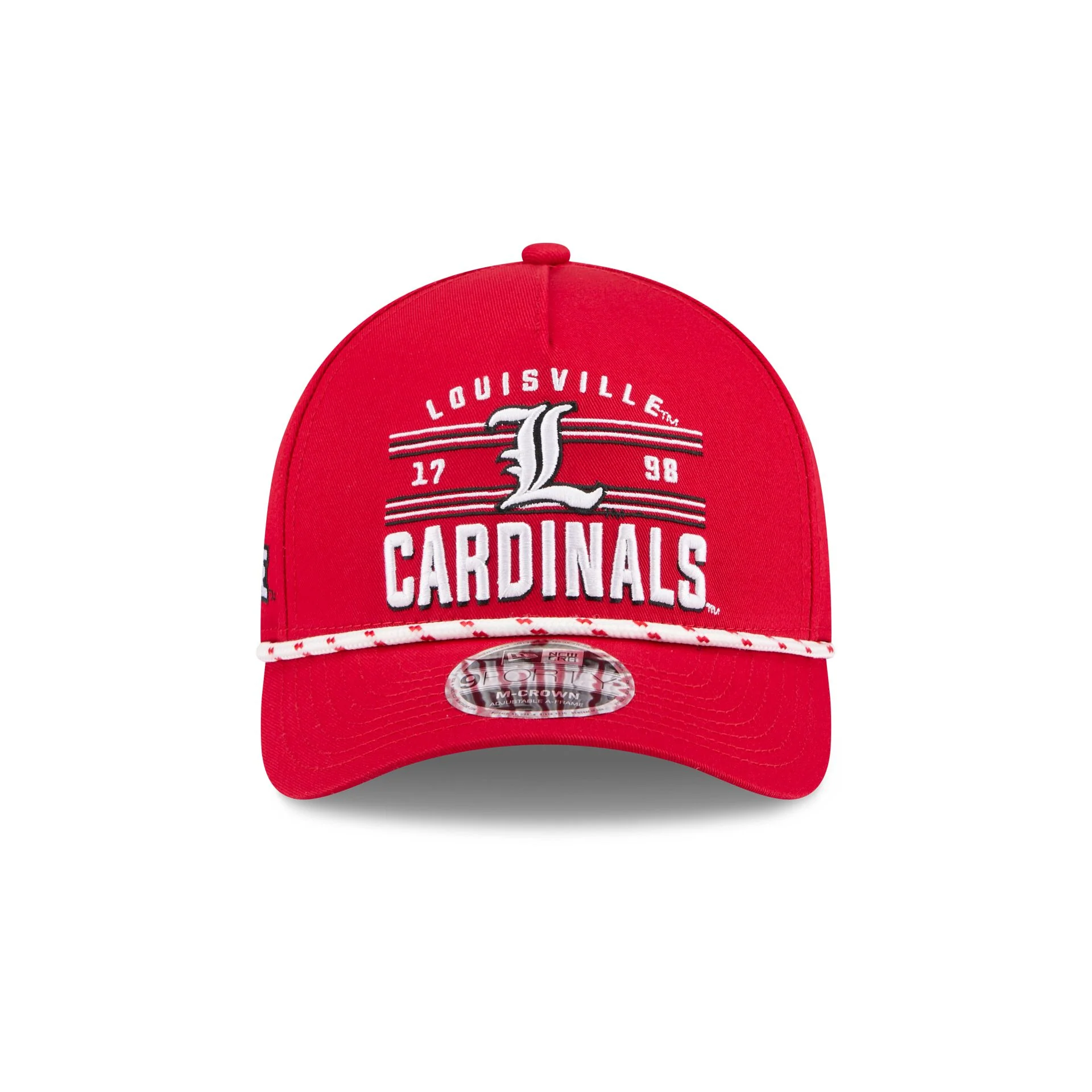 Louisville Cardinals March Madness 9FORTY M-Crown A-Frame Snapback Hat - Image 2