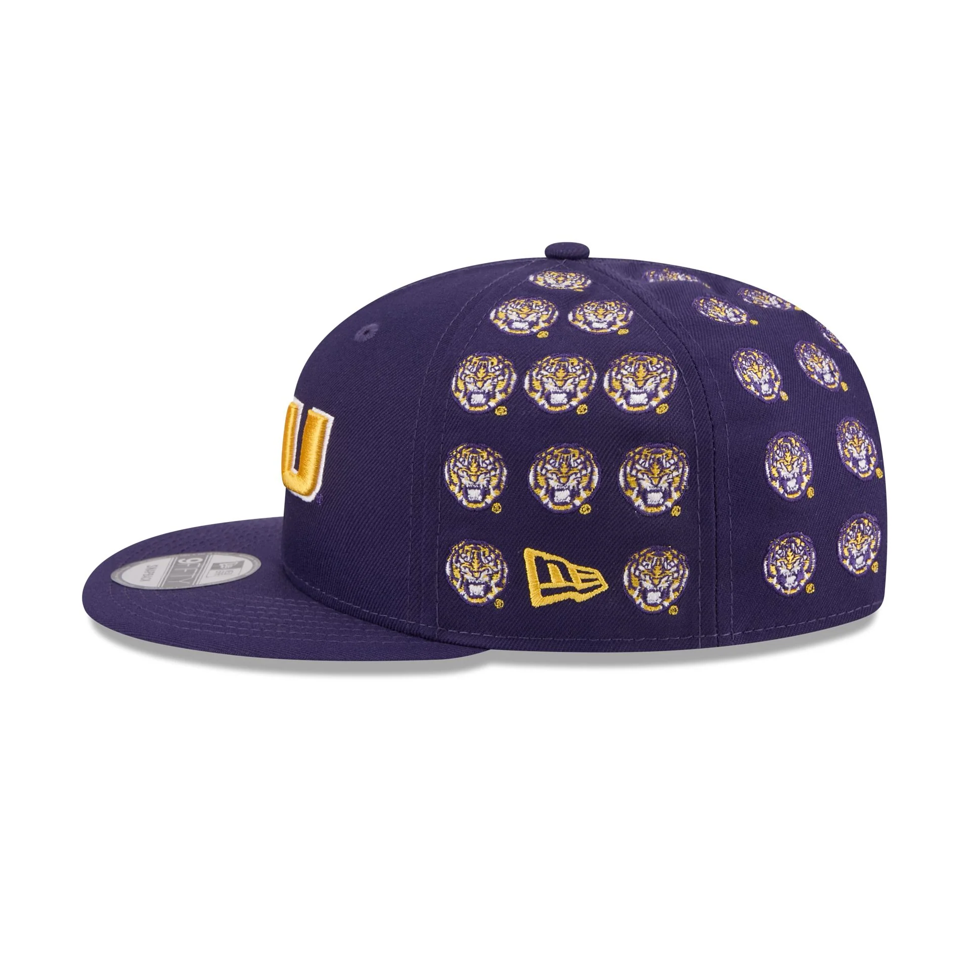 LSU Tigers Sticker Helmet 9FIFTY Snapback Hat - Image 4