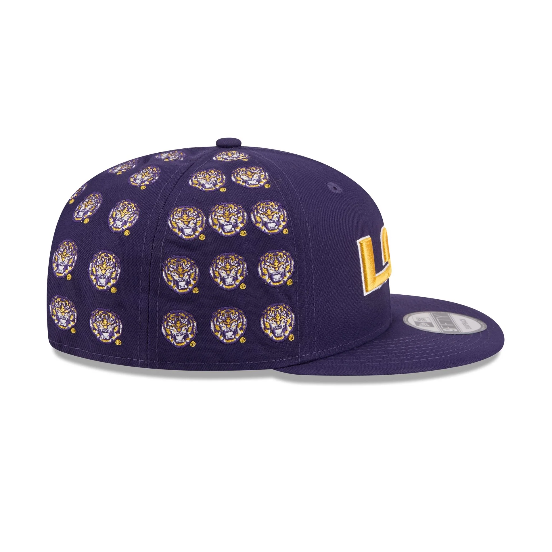LSU Tigers Sticker Helmet 9FIFTY Snapback Hat - Image 5