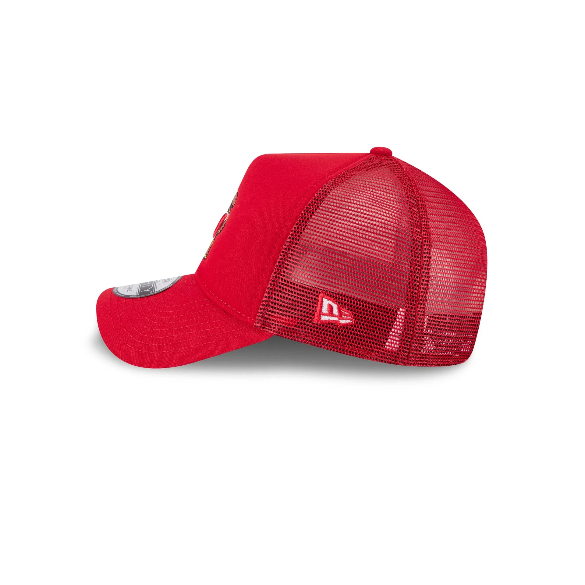 Maryland Terrapins Go-To 9FORTY A-Frame Trucker Hat - Image 4