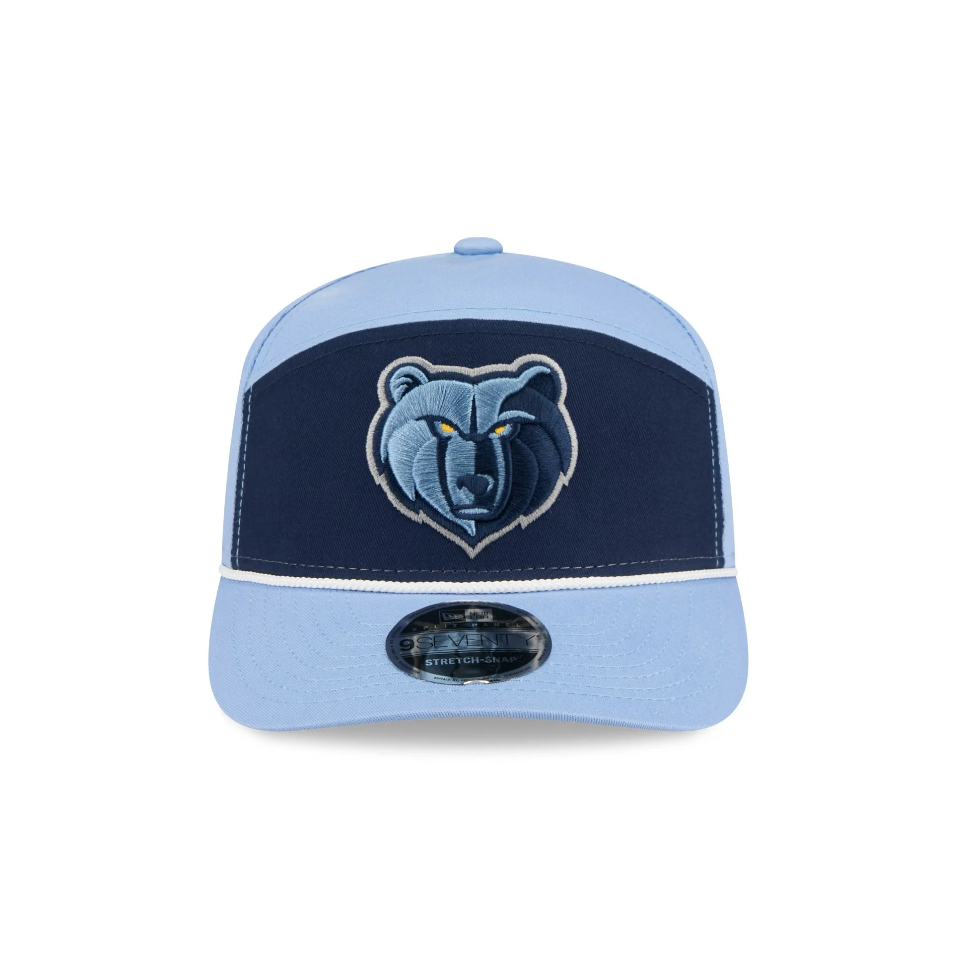 Memphis Grizzlies Split Panel 9SEVENTY Stretch-Snap Hat - Image 2