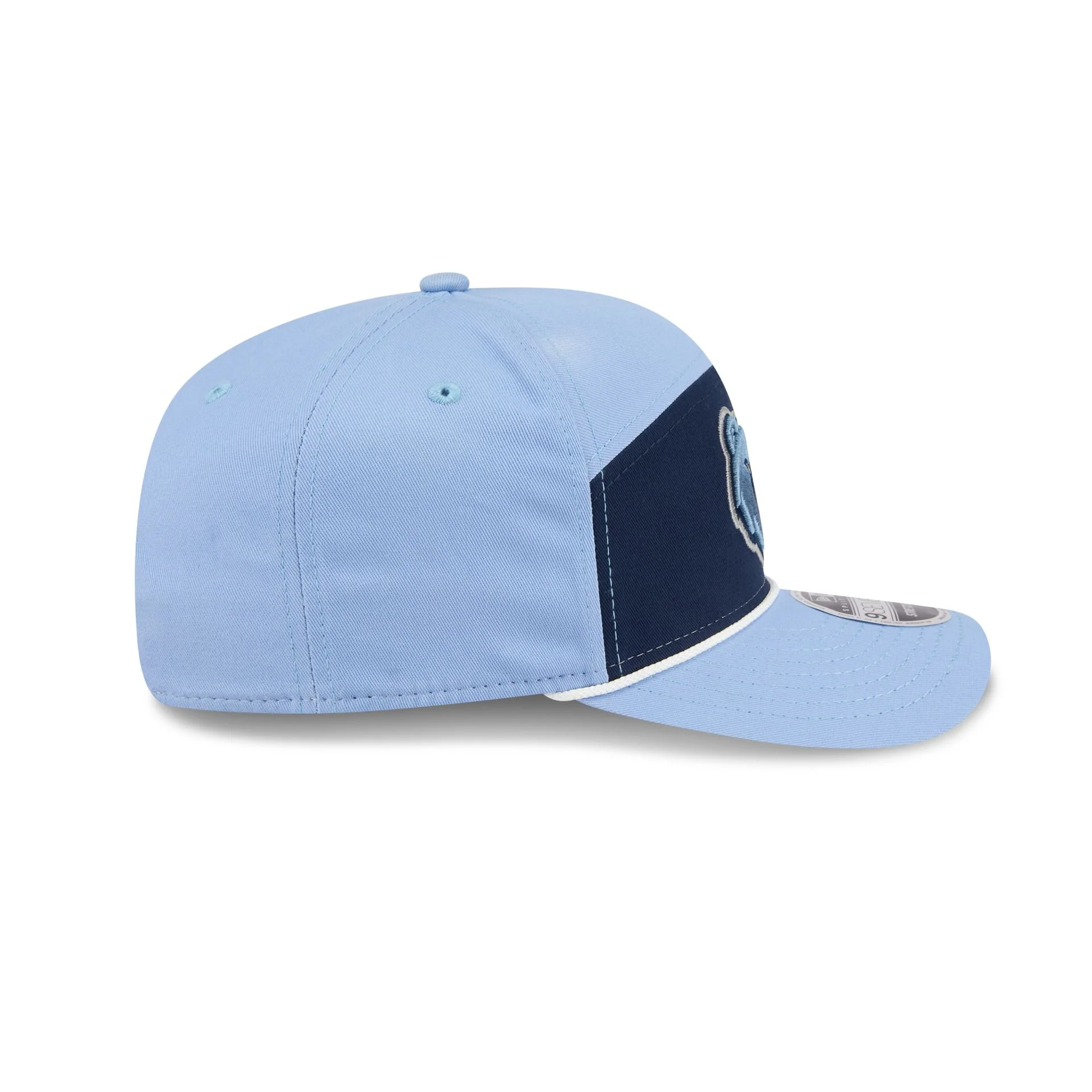 Memphis Grizzlies Split Panel 9SEVENTY Stretch-Snap Hat - Image 5